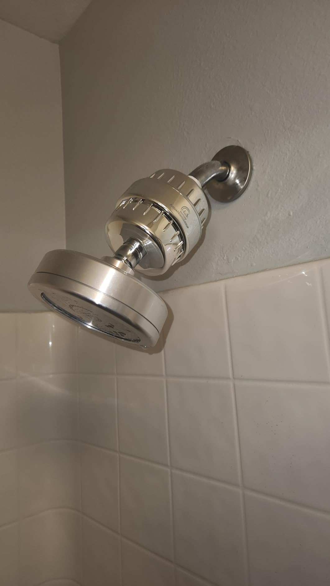 AquaHomeGroup Luxury Filtered Shower Head Set 20+3 Stage Shower Filter for Hard Water Removes Chlorine and Harmful Substances - Showerhead Filter High Output - Customer Photo 1