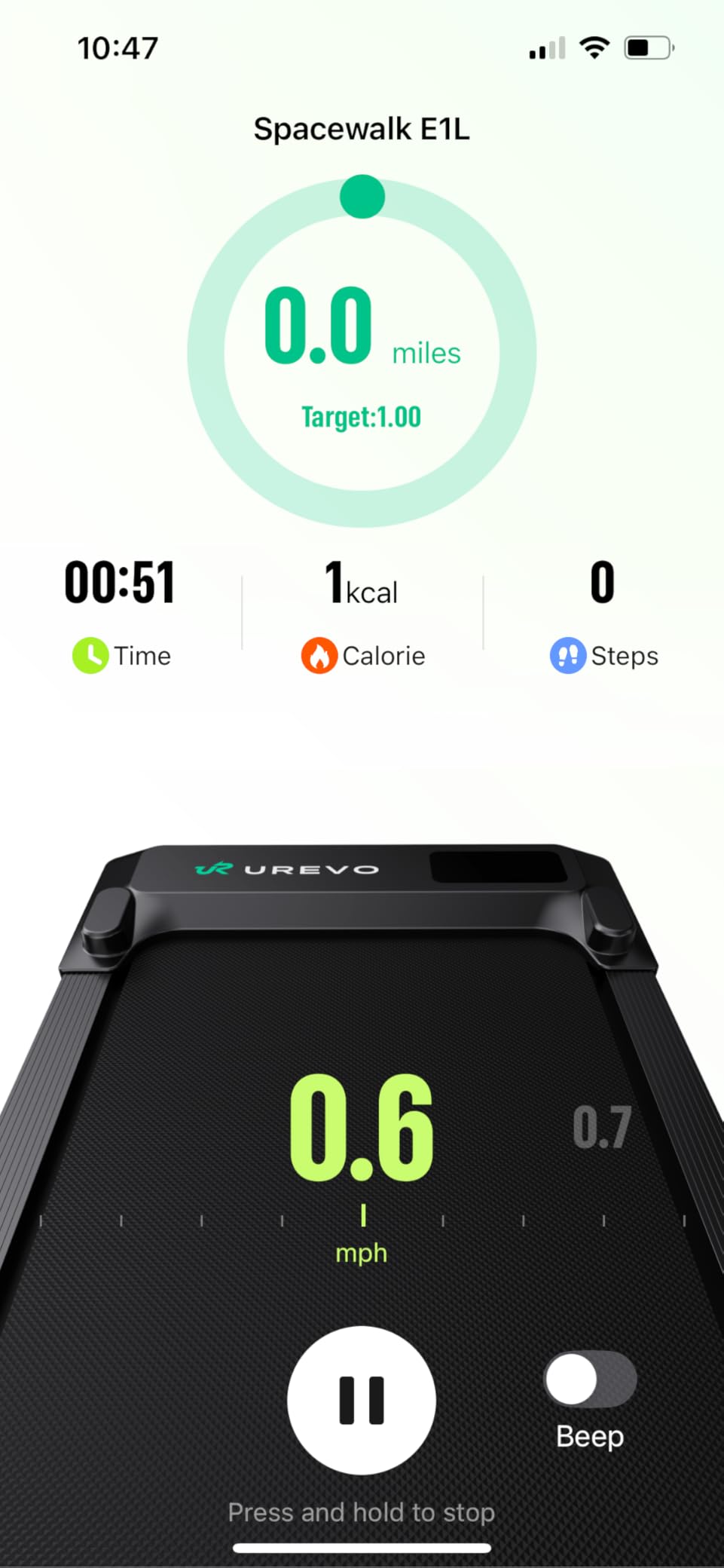 UREVO Smart Walking Pad, Compact Under Desk Treadmill with Double Shock Absorption, Quiet Operation, Workout APP with Track Insights and MIIT Mode, Plug and Play, Remote or APP Control for Home Office - Customer Photo 2