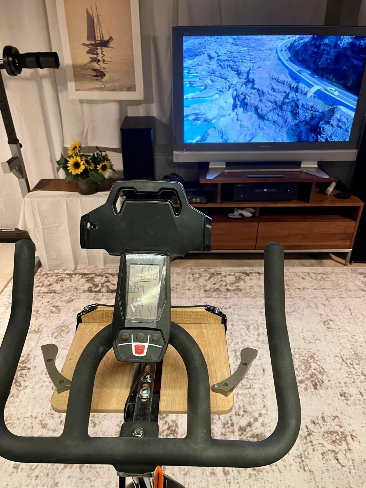 YOSUDA PRO Magnetic Exercise Bike 350 lbs Weight Capacity - Indoor Cycling Bike Stationary with Comfortable Seat Cushion, Silent Belt Drive - Customer Photo 1