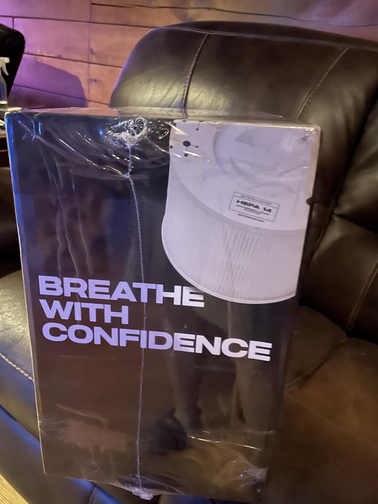 PuroAir 240 HEPA Air Purifier for Home Large Rooms - Covers Up To 1,000 Sq Ft - Filters Up To 99.9% of Pollutants, Smoke, Pollen, Dust - Quiet HEPA Air Filter - Air Purifiers for Bedroom - Customer Photo 1