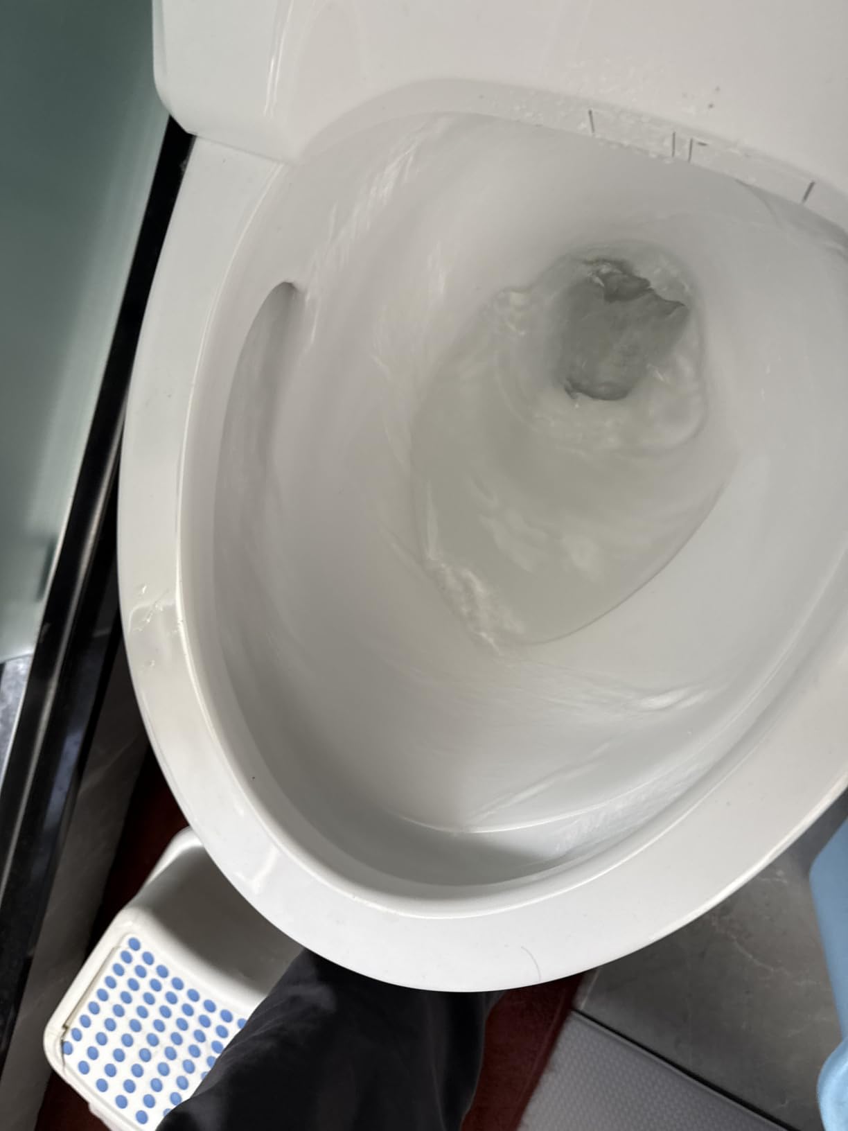 TOTO Drake Two-Piece Elongated 1.6 GPF TORNADO FLUSH Toilet with CEFIONTECT, Cotton White - CST776CSG#01 - Customer Photo 1