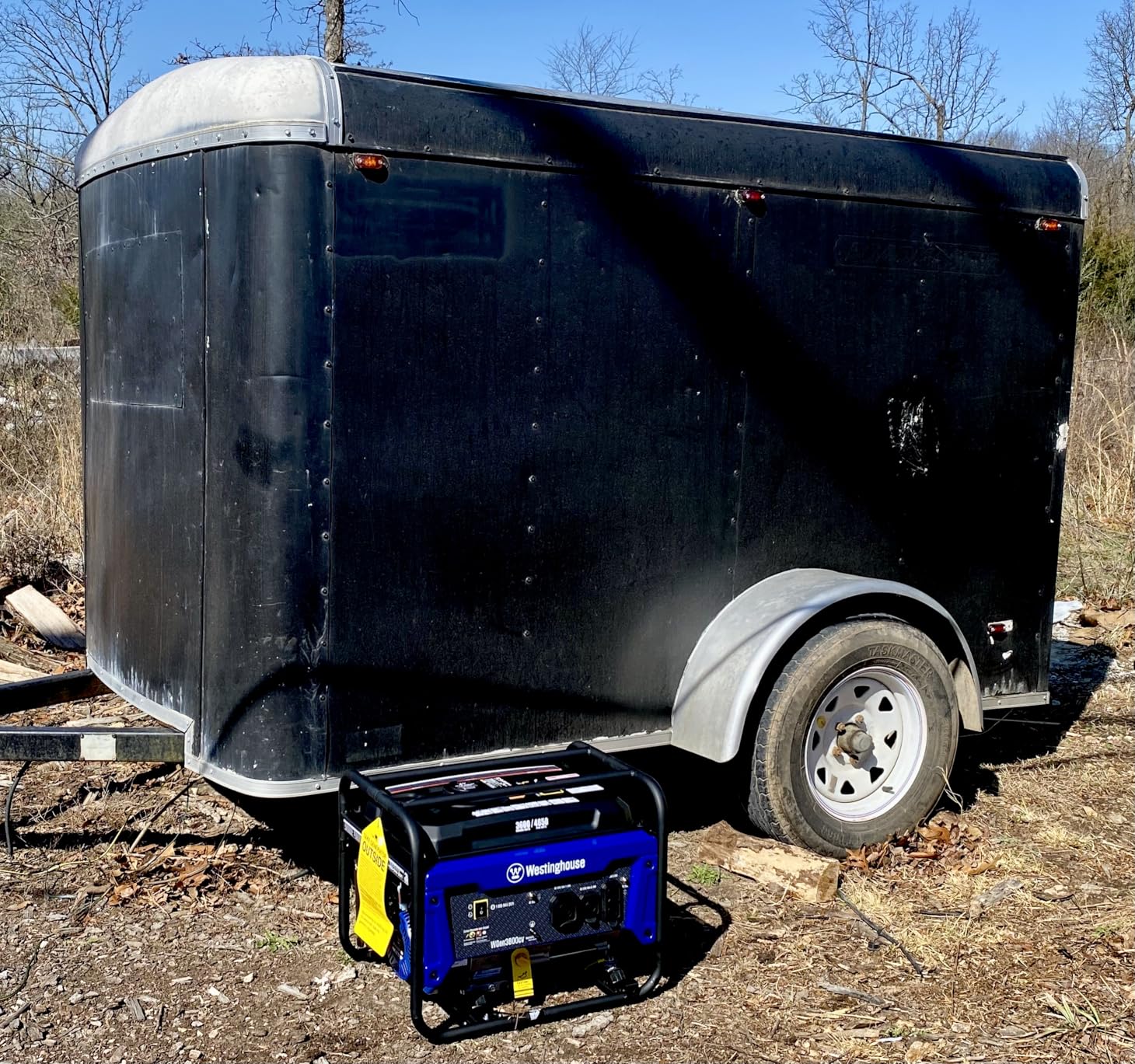 Westinghouse 4650 Peak Watt Portable Generator, RV Ready 30A Outlet, Gas Powered, CO Sensor - Customer Photo 1