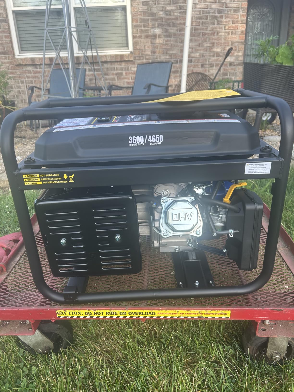 Westinghouse 4650 Peak Watt Portable Generator, RV Ready 30A Outlet, Gas Powered, CO Sensor - Customer Photo 4