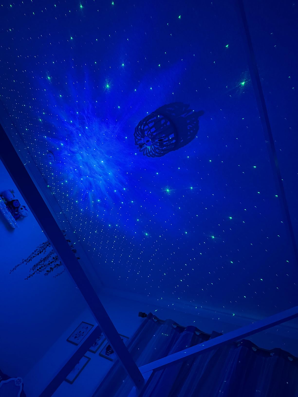 Star Projector Galaxy Night Light - Astronaut Space Projector, Starry Nebula Ceiling LED Lamp with Timer and Remote, Kids Room Decor Aesthetic, for Christmas & Birthdays - Customer Photo 1