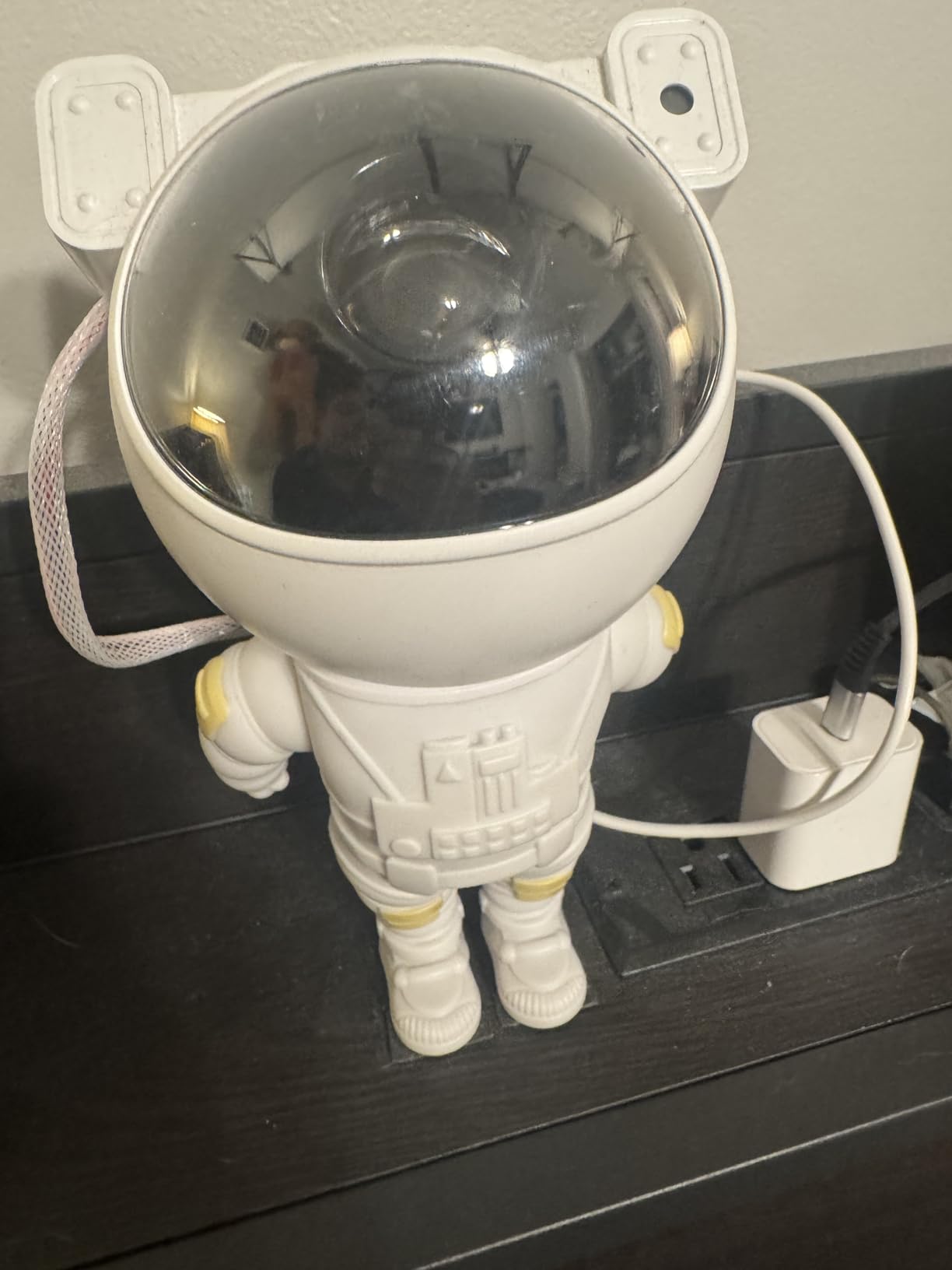 Star Projector Galaxy Night Light - Astronaut Space Projector, Starry Nebula Ceiling LED Lamp with Timer and Remote, Kids Room Decor Aesthetic, for Christmas & Birthdays - Customer Photo 2