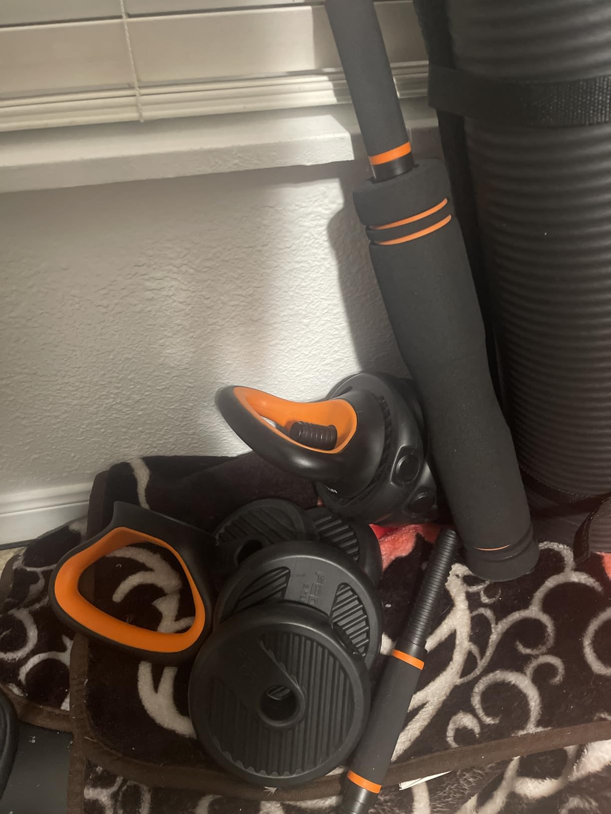 FEIERDUN Adjustable Dumbbells Set (5-in-1) - Customer Photo 1