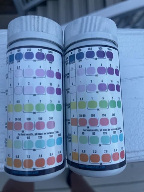 EASYTEST 7-Way Pool Test Strips, 150 Strips Water Chemical Testing for Hot tub and Spa - Customer Photo 1