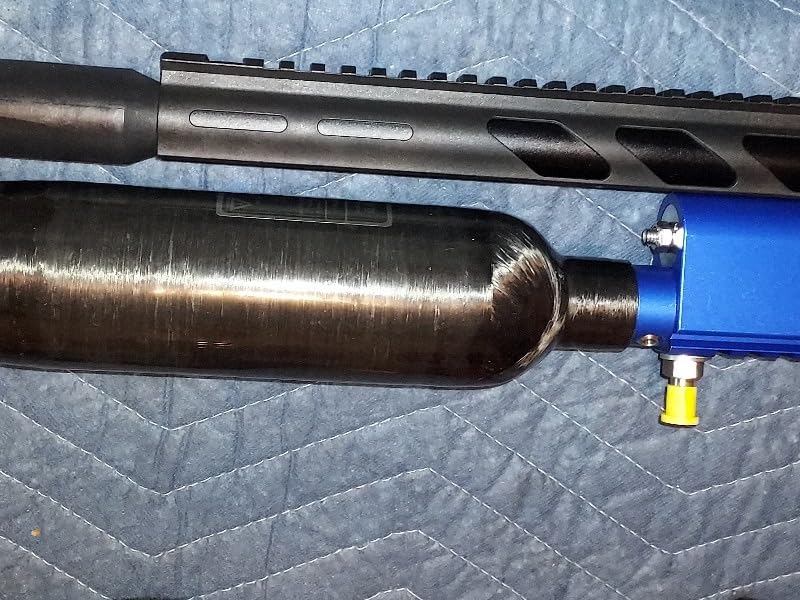 TUXING Carbon Fiber HPA Paintball Tank Air System,0.36L/360CC/21Cu in,4500psi Carbon Fiber Air Tank for PCP Paintball Scuba SCBA - Customer Photo 1