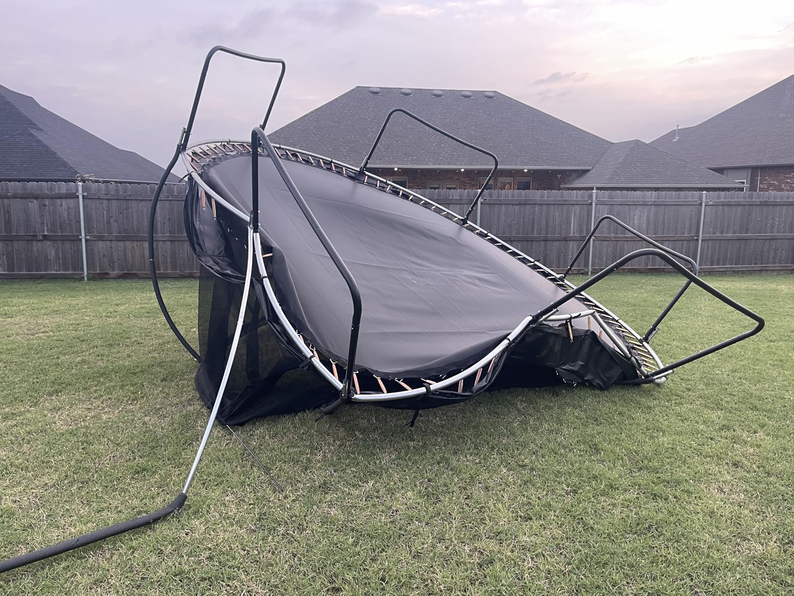 JUMPZYLLA Trampoline Outdoor 8FT 10FT 12FT 14FT 15FT 16FT with Enclosure and Ladder, ASTM Approved Recreational Trampoline for Kids and Adults, Anti-Rust Coated Frame - Customer Photo 1
