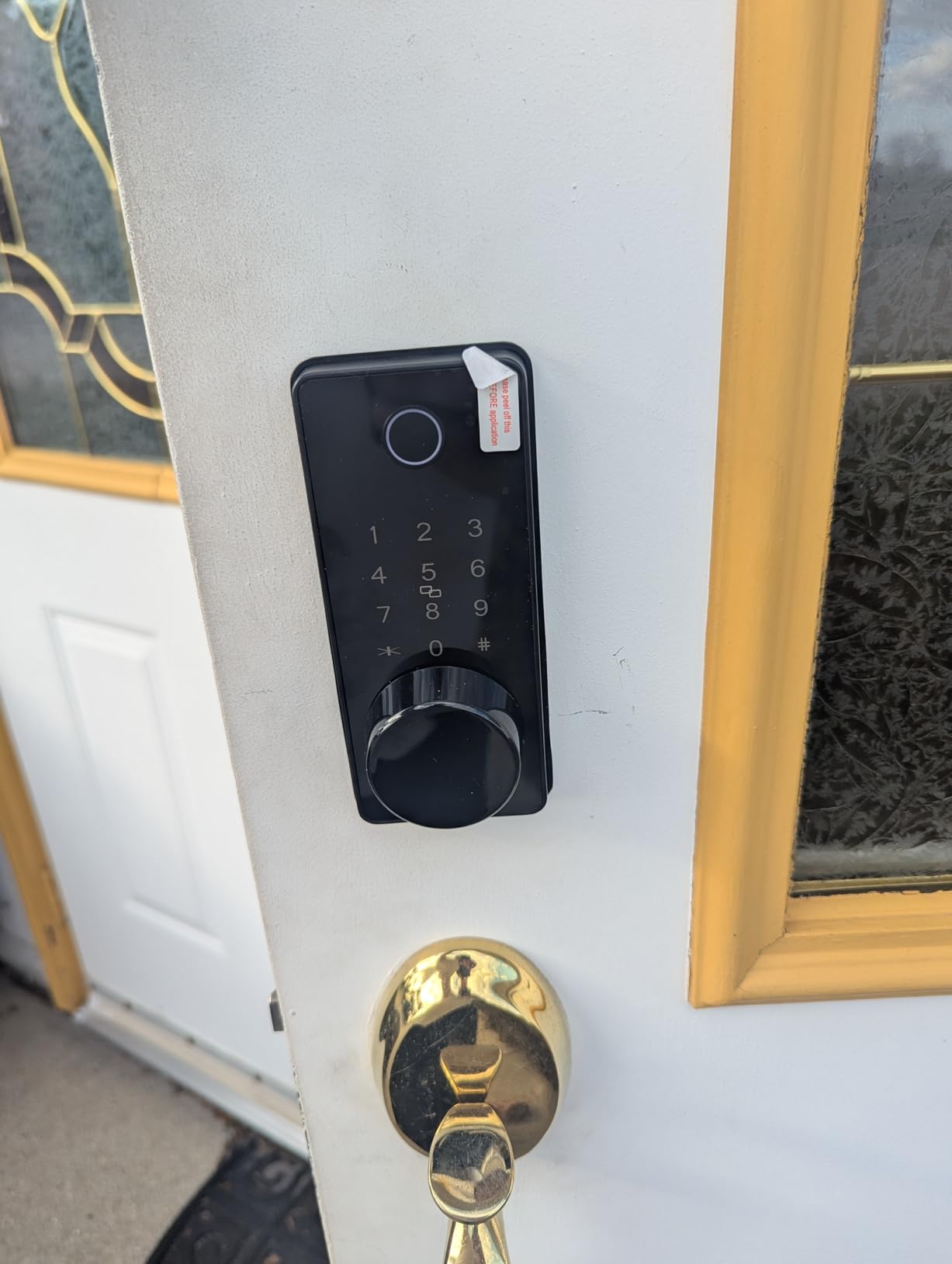 LOCKSTAR® Smart Door Lock • Keyless Entry Deadbolt Door Lock • Multiple Entry Methods – APP • Fingerprint Touch ID • Keypad Code • Card FOB • Traditional Key • Smart Home Devices - Customer Photo 2