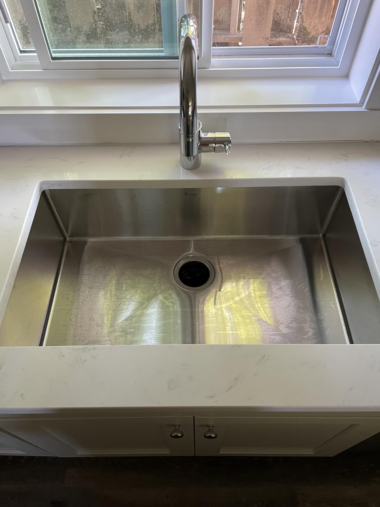 33 Inch Undermount Kitchen Sink - IOROYO 33x19 Undermount Kitchen Sink Workstation T304 Stainless Steel 16 Gauge Single Bowl Round Corner Under Mount Sinks - Customer Photo 1