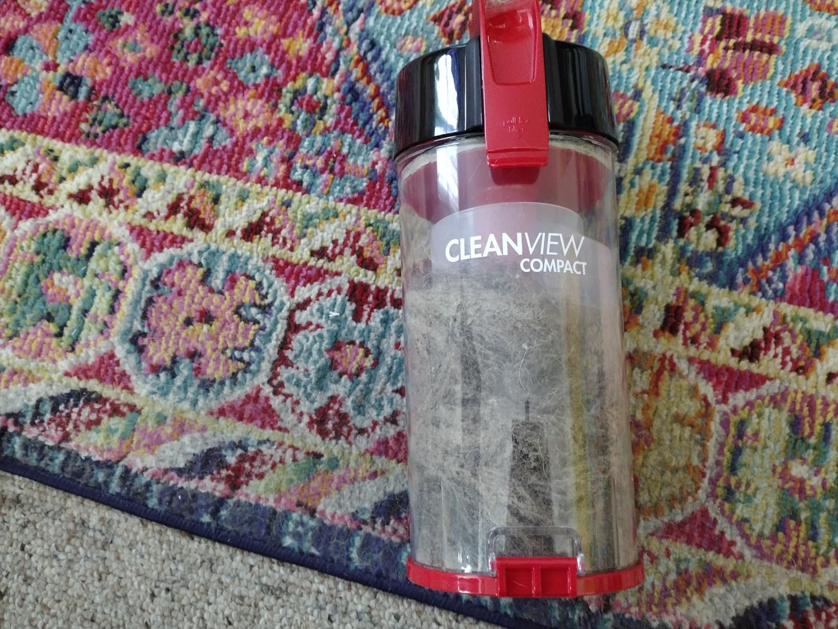 BISSELL CleanView Compact Upright Vacuum, Fits in Dorm Rooms & Apartments, Lightweight with Powerful Suction and Removable Extension Wand, 3508 - Customer Photo 1