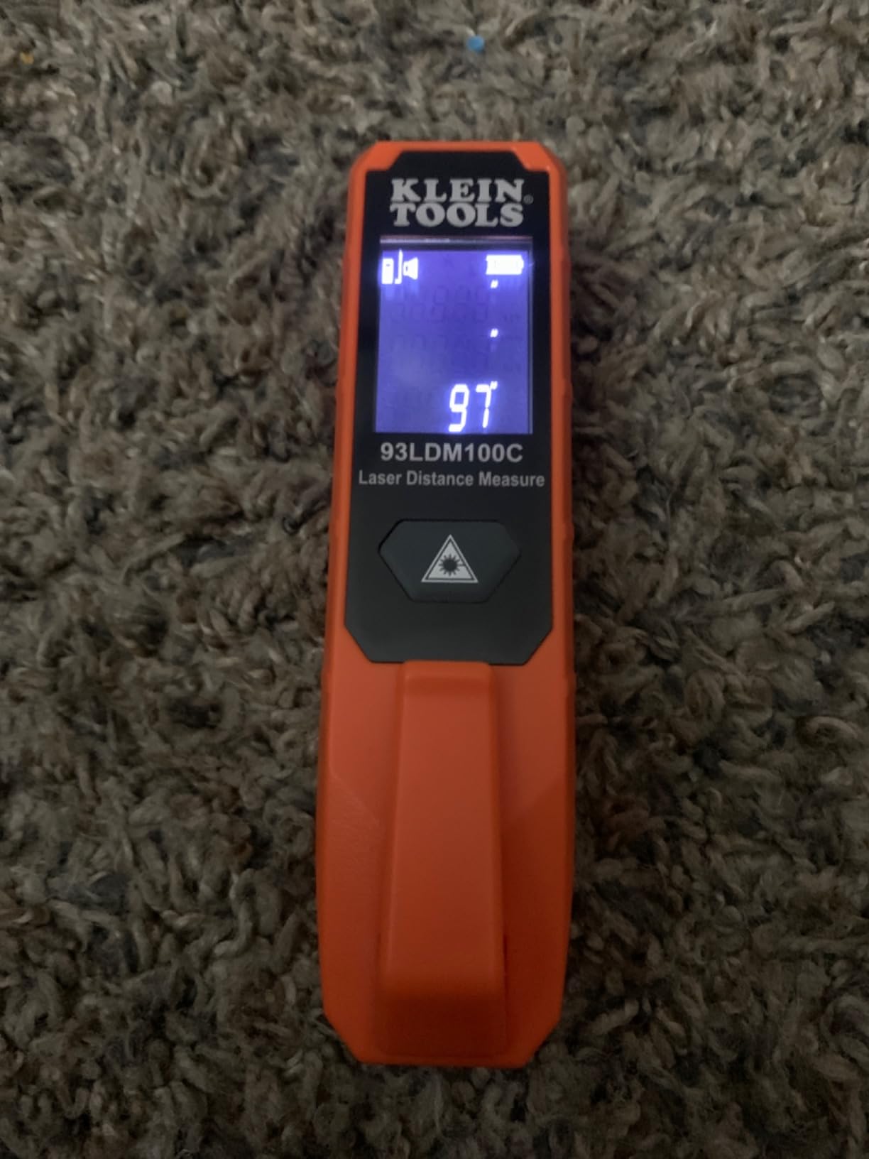 Klein Tools Laser Distance Measure, Measures in Feet, Inches, Meters - Customer Photo 1