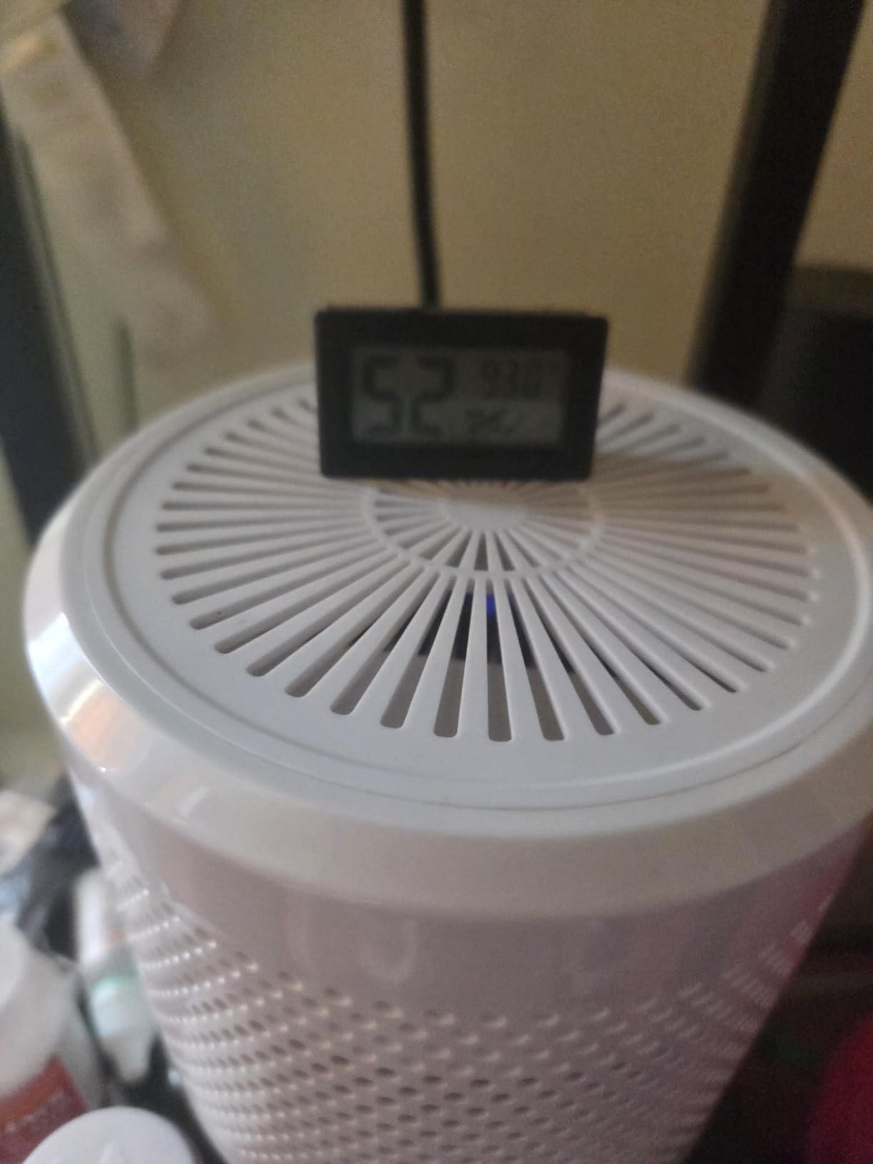 Dehumidifier and Air Purifier Combo,HEPA H13 Filter and Negative Air Ion Function,54oz(1600ML) Water Tank with Drain Hose,24hrs Auto-Off Timer,Idea for Bedroom,Bathroom,Closet,RV - Customer Photo 1