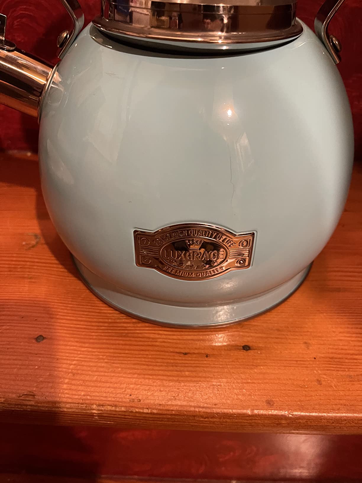 Whistling Tea Kettle Stainless Steel Teapot for Stovetop Induction Customer Review Whistling Tea Kettle Stainless Steel Teapot for Stovetop Induction - Customer Photo 1