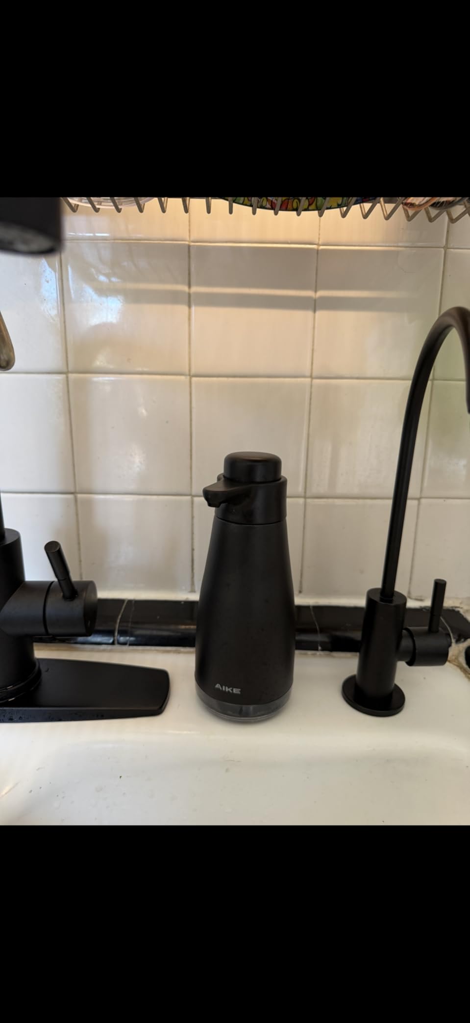 AIKE 15fl.oz Stainless Steel Liquid Soap Dispenser for Dish and Hand Soap - Customer Photo 1
