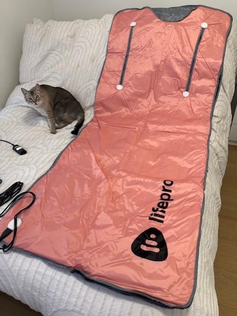 Lifepro BioRemedy Infrared Sauna Blanket – Available in 5 Colors – Portable Far Infrared Home Sauna Bag for Detox, Tension, and Relaxation – Adjustable Temp (86–158°F) & Timer – Includes Detox Wraps Customer Review Lifepro BioRemedy Infrared Sauna Blanket – Available in 5 Colors – Portable Far Infrared Home Sauna Bag for Detox, Tension, and Relaxation – Adjustable Temp (86–158°F) & Timer – Includes Detox Wraps - Customer Photo 1