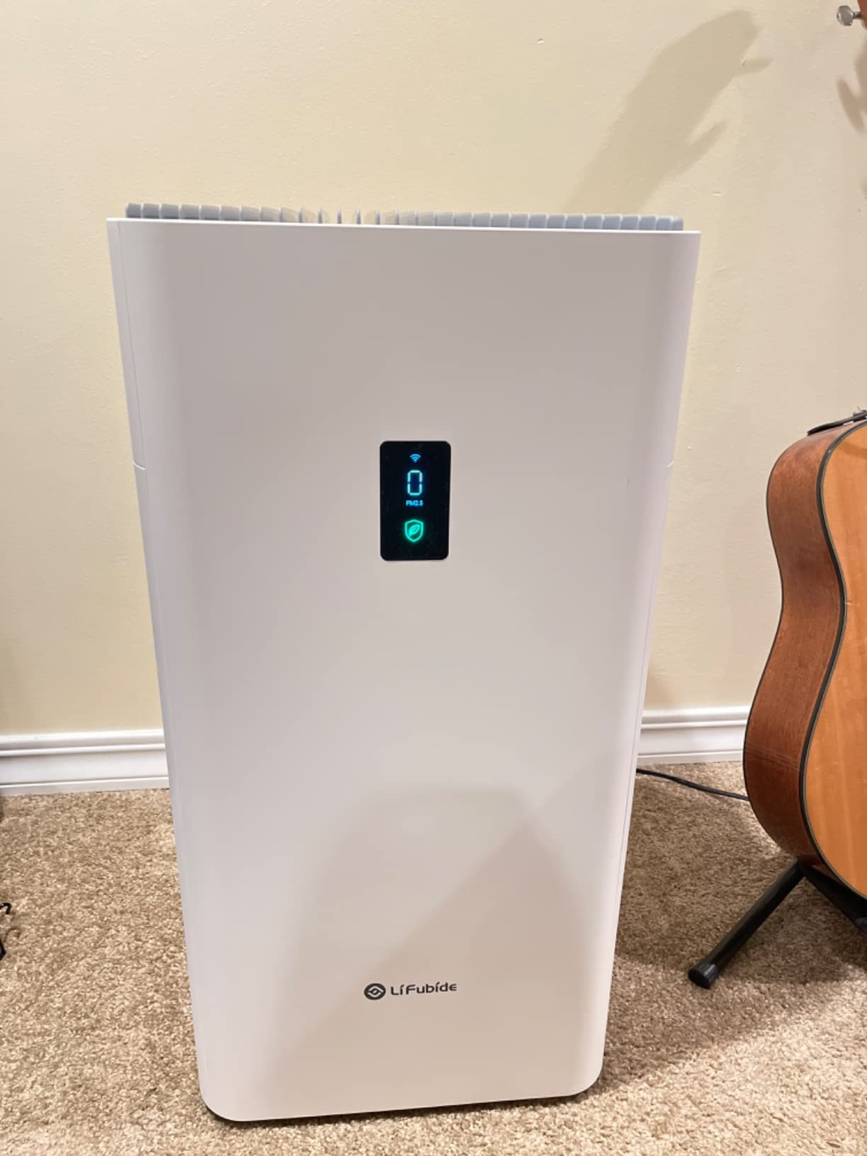 Large Room Air Purifier, H13 True HEPA,4555 Sq.Ft Coverage,24dB Low Noise For Bedroom Air Purifiers,Removal Of 99.99% 0.01 Microns Particles, PM2.5 Monitor(Y1000) - Customer Photo 1