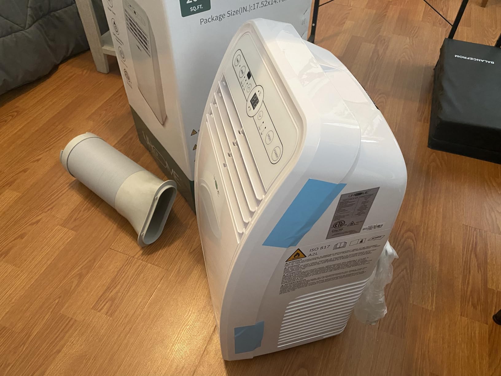Uhome 2024 New Portable Air Conditioner, 8000 BTU Compact AC Unit with Cooling, Dehumidifier, Fan, Remote Control and Window Mount Kit Included, White - Customer Photo 1
