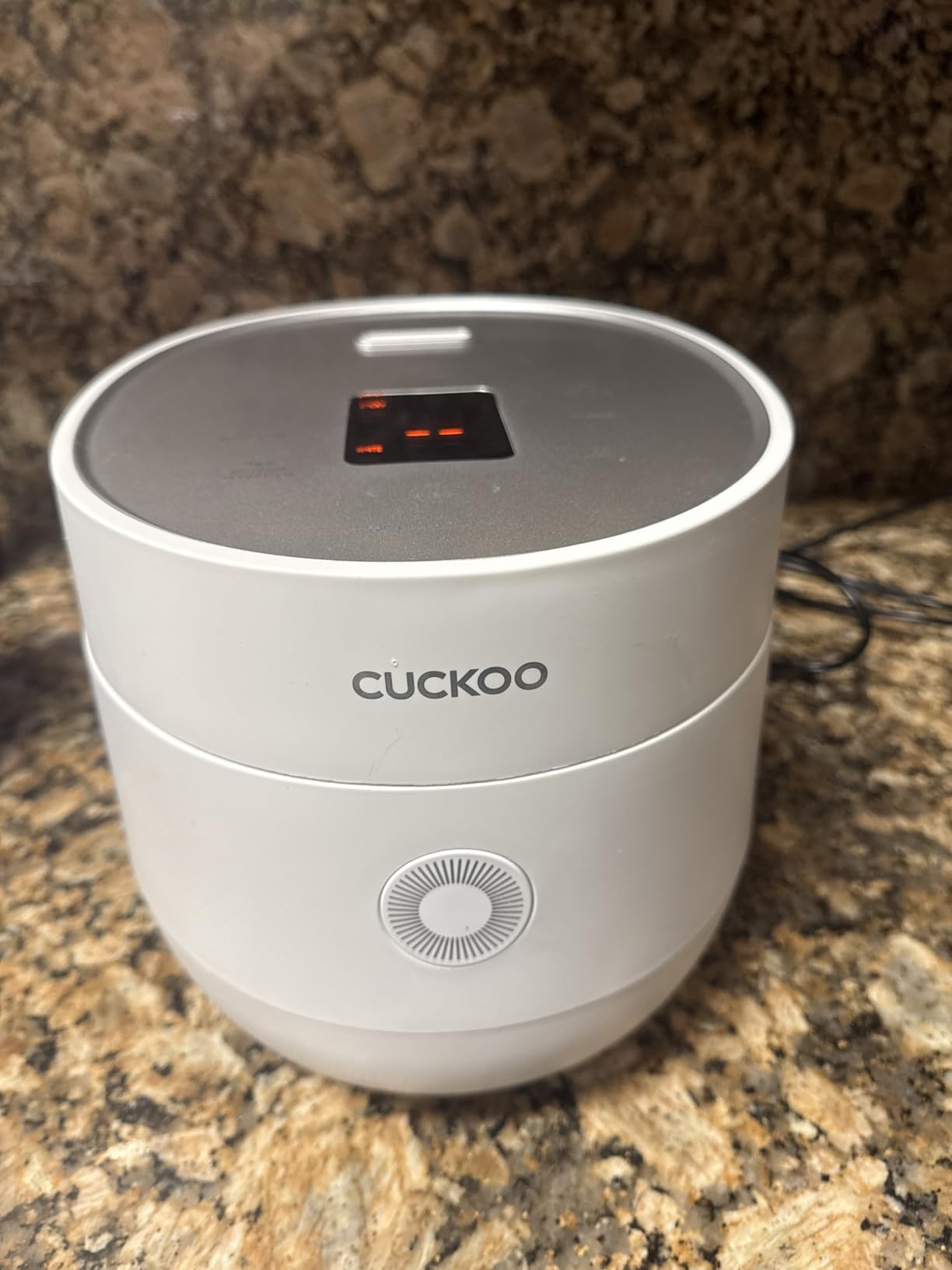 CUCKOO Rice Cooker 6 Cup Uncooked / 12 Cup Cooked, Modern Fuzzy Logic Rice Cooker Small with Delay Timer & Keep Warm Setting, Versatile Food Steamer for Cooking, Non-Stick Inner Pot, Gray (CR-0675FG) - Customer Photo 1