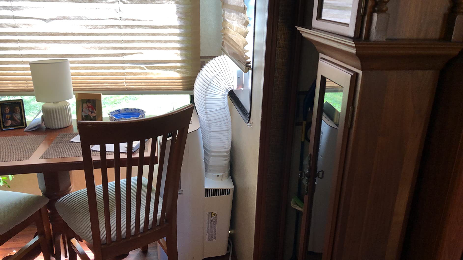 Cooper&Hunter 14,000 BTU (12,000 BTU SACC) Inverter Portable Air Conditioner with Heat Pump with Dual Hose, Dehumidifier, and Fan For Areas Up To 550 Sq. Ft, with Remote Control & Window Kit - Customer Photo 1