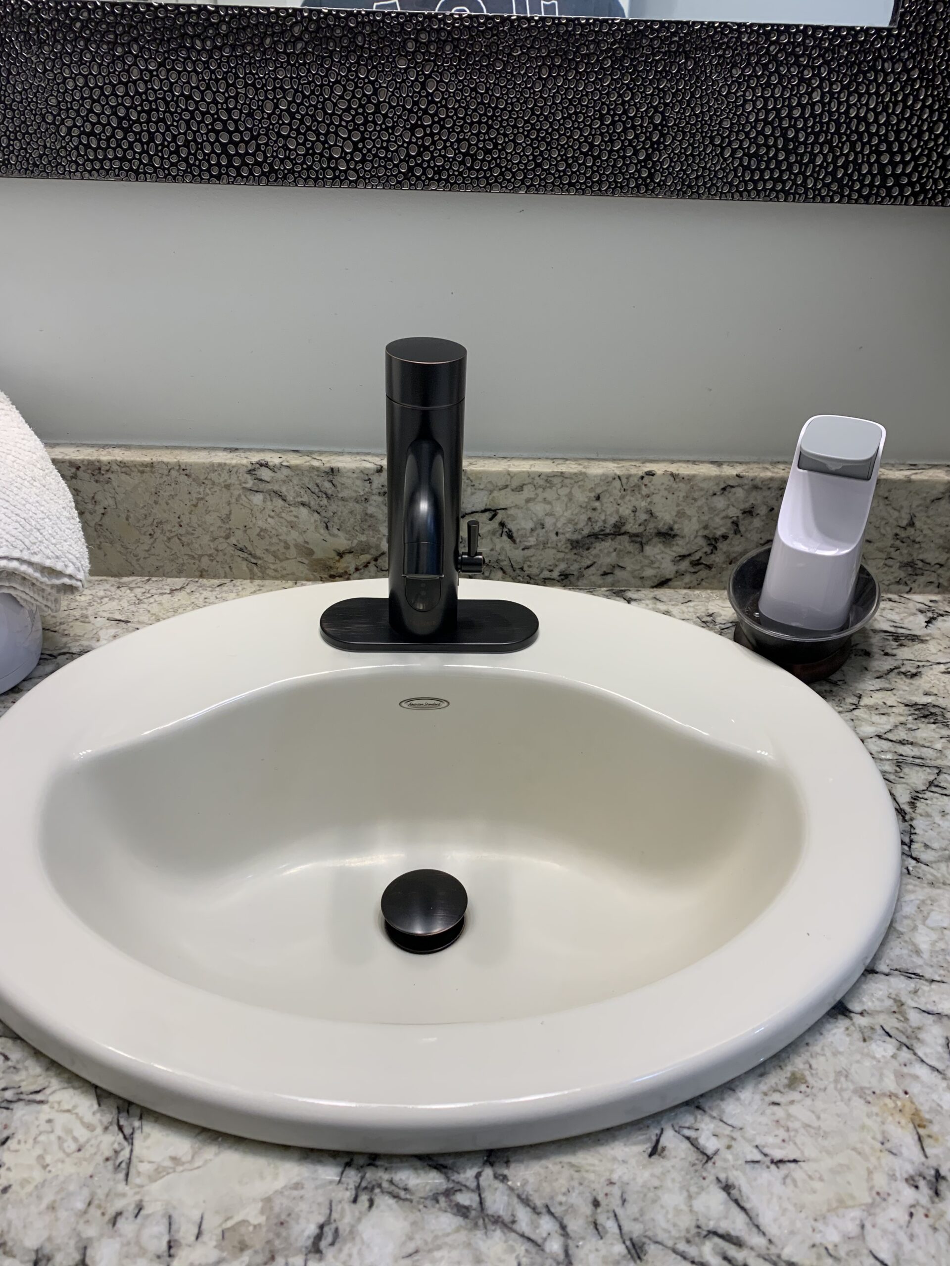 Touchless Bathroom Faucet for Home Use, with Temperature and Flow Control, Matte Black, TS-5303M - Customer Photo 1