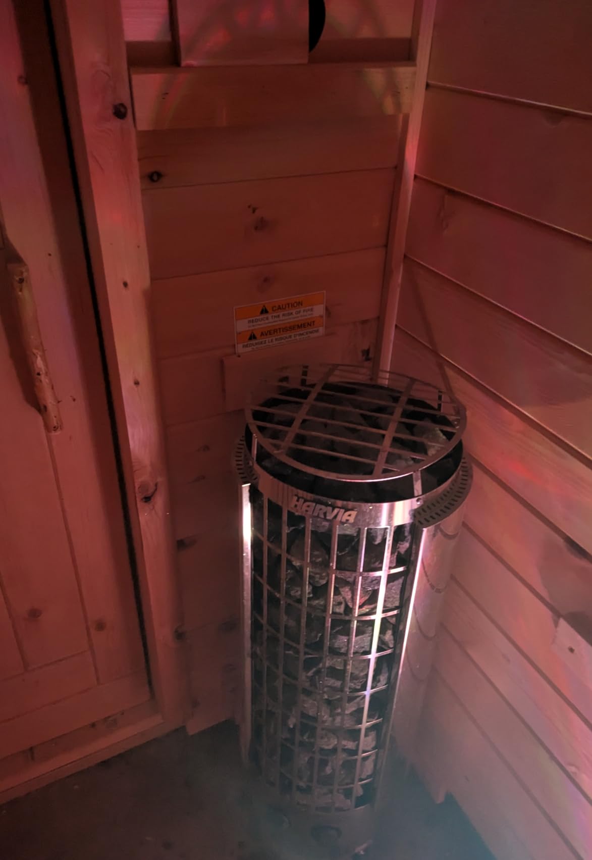 Finlandia Cilindro 8B Sauna Heater with Built-in Controls (Includes Sauna Stones) Sauna Equipment - Customer Photo 1