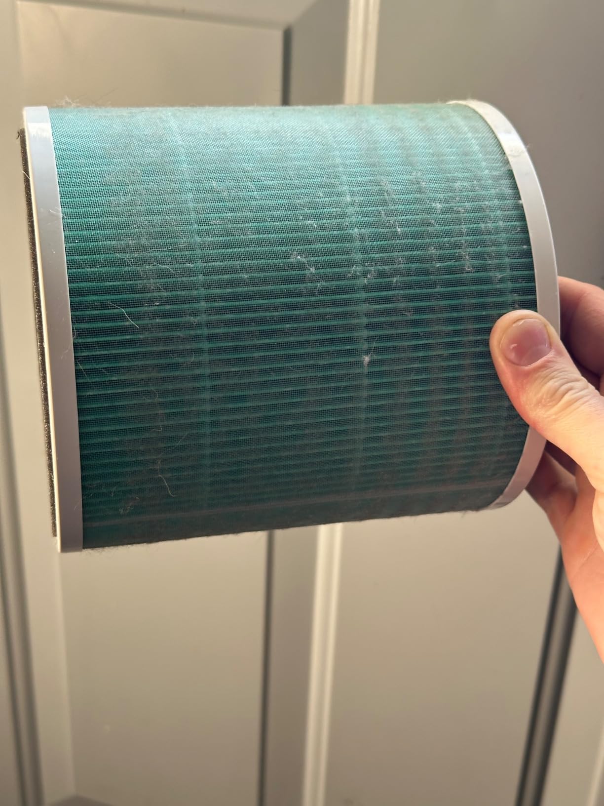 Purivortex Air Purifiers for Bedroom, Quiet Air Purifier with HEPA Filter for Pollen, Smoke, Dust, Pet Dander, Odor, Hair, Ozone Free, Covers Up to 880 Sq Ft, AC400 Black - Customer Photo 1