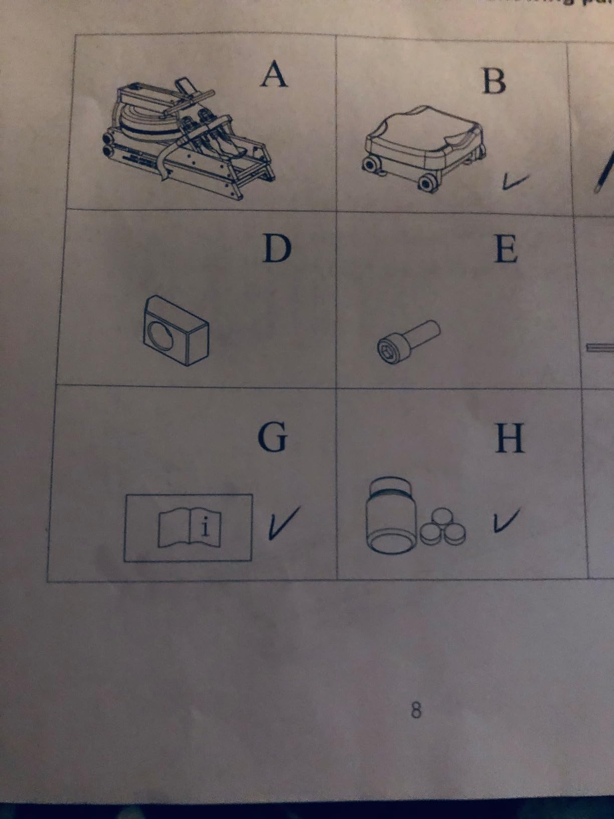 JOROTO Rowing Machines for Home Use, Foldable Rower Machine with Bluetooth Monitor, Tablet Holder Water Rowing Machine Customer Review JOROTO Rowing Machines for Home Use, Foldable Rower Machine with Bluetooth Monitor, Tablet Holder Water Rowing Machine - Customer Photo 2