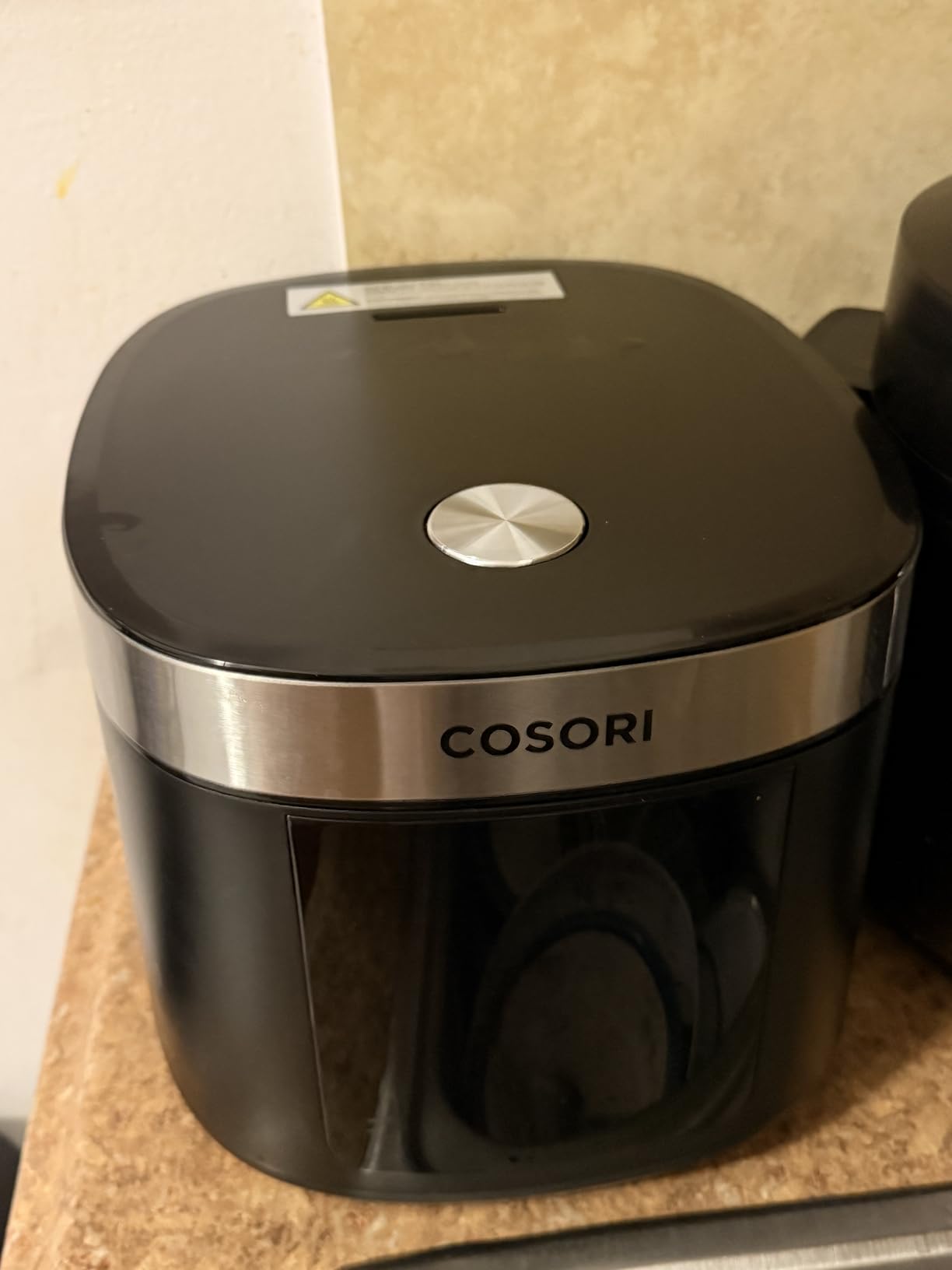 COSORI Rice Cooker 10 Cup, 24h Keep Warm, Non-stick Ceramic Inner Pot, 18 Functions Fuzzy Logic Rice Maker with Stainless Steel Steamer Basket, Sauté, Slow Cooker, Black - Customer Photo 1