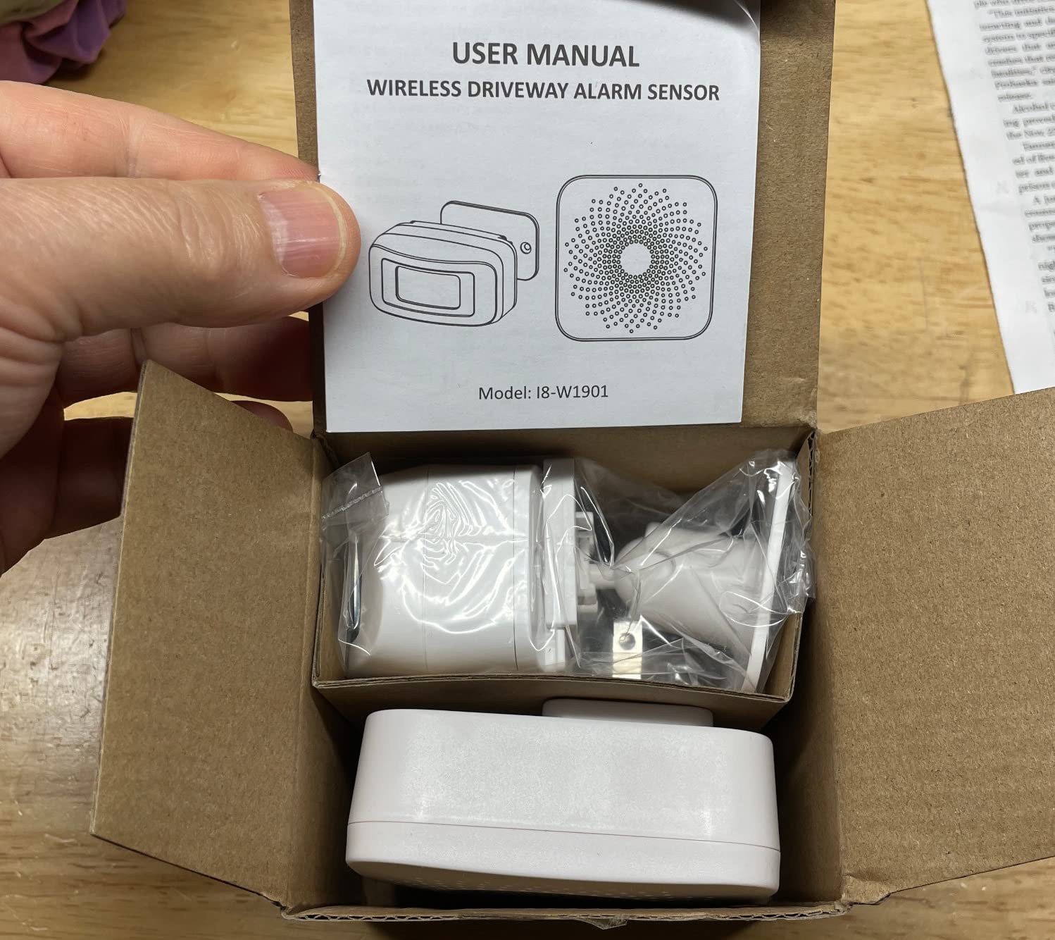 Driveway Alarms Wireless Outside Weatherproof - Motion Sensor Alarms System Motion Detector Plug-in Receiver Loud Chimes Security Alert Monitor System 500FT Long Range Outdoor Detection - Customer Photo 1
