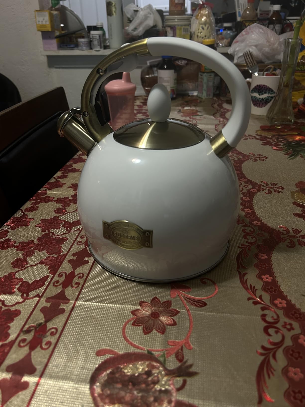 SUSTEAS Stove Top Whistling Tea Kettle with Cool Touch Handle Customer Review SUSTEAS Stove Top Whistling Tea Kettle with Cool Touch Handle - Customer Photo 2