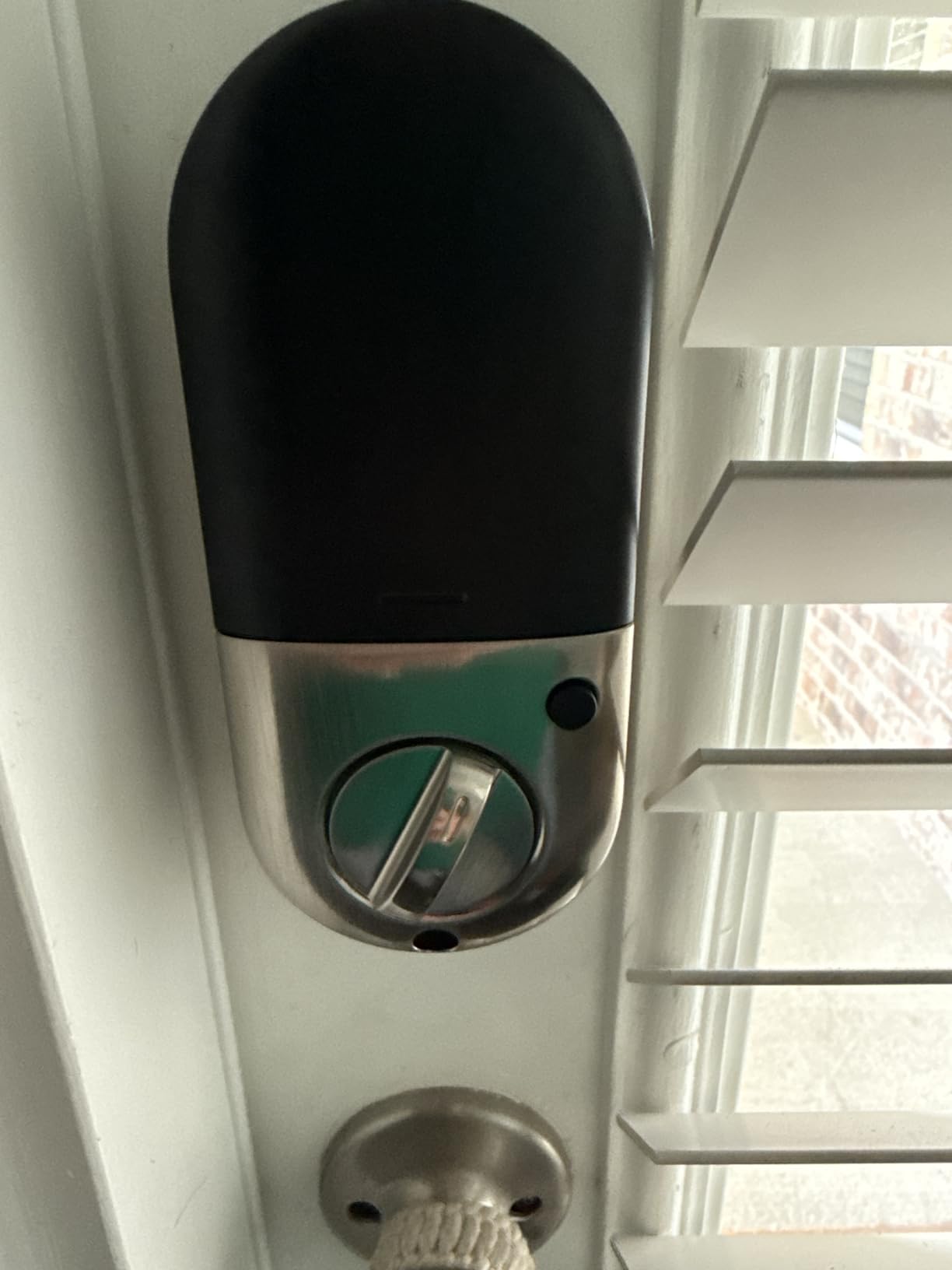 Veise RZ07 Smart Lock, Fingerprint Door Lock, 7-in-1 Keyless Entry with App Control, Electronic Touchscreen Keypad Deadbolt, Biometric Smart Locks for Front Door, Matte Black - Customer Photo 2