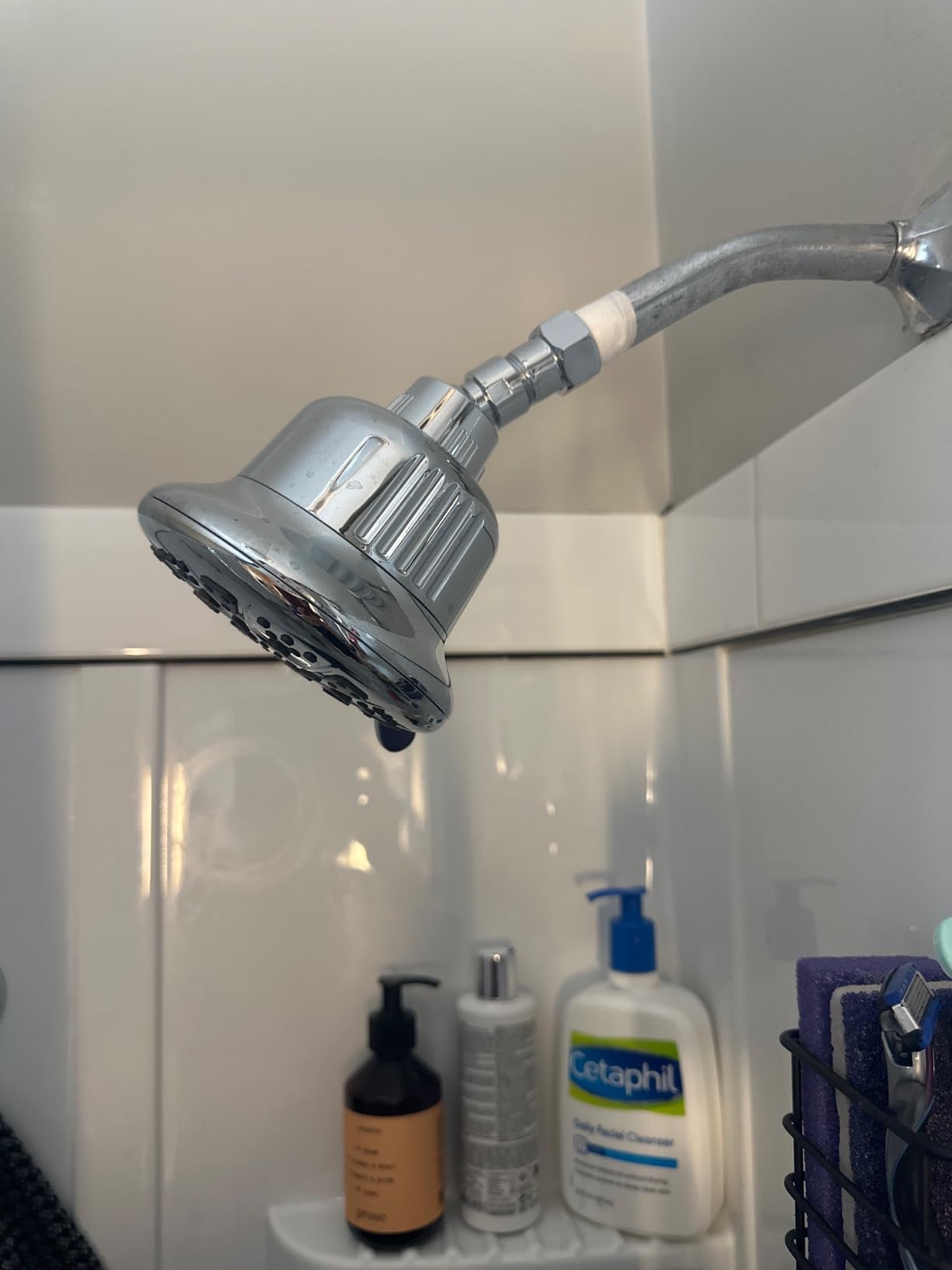 Filtered Shower Head - High Pressure Shower Head with Filter for Hard Water Softener - 7 Settings Bathroom Rain Showerhead to Remove Chlorine and Heavy Metals (Chrome) - Customer Photo 1
