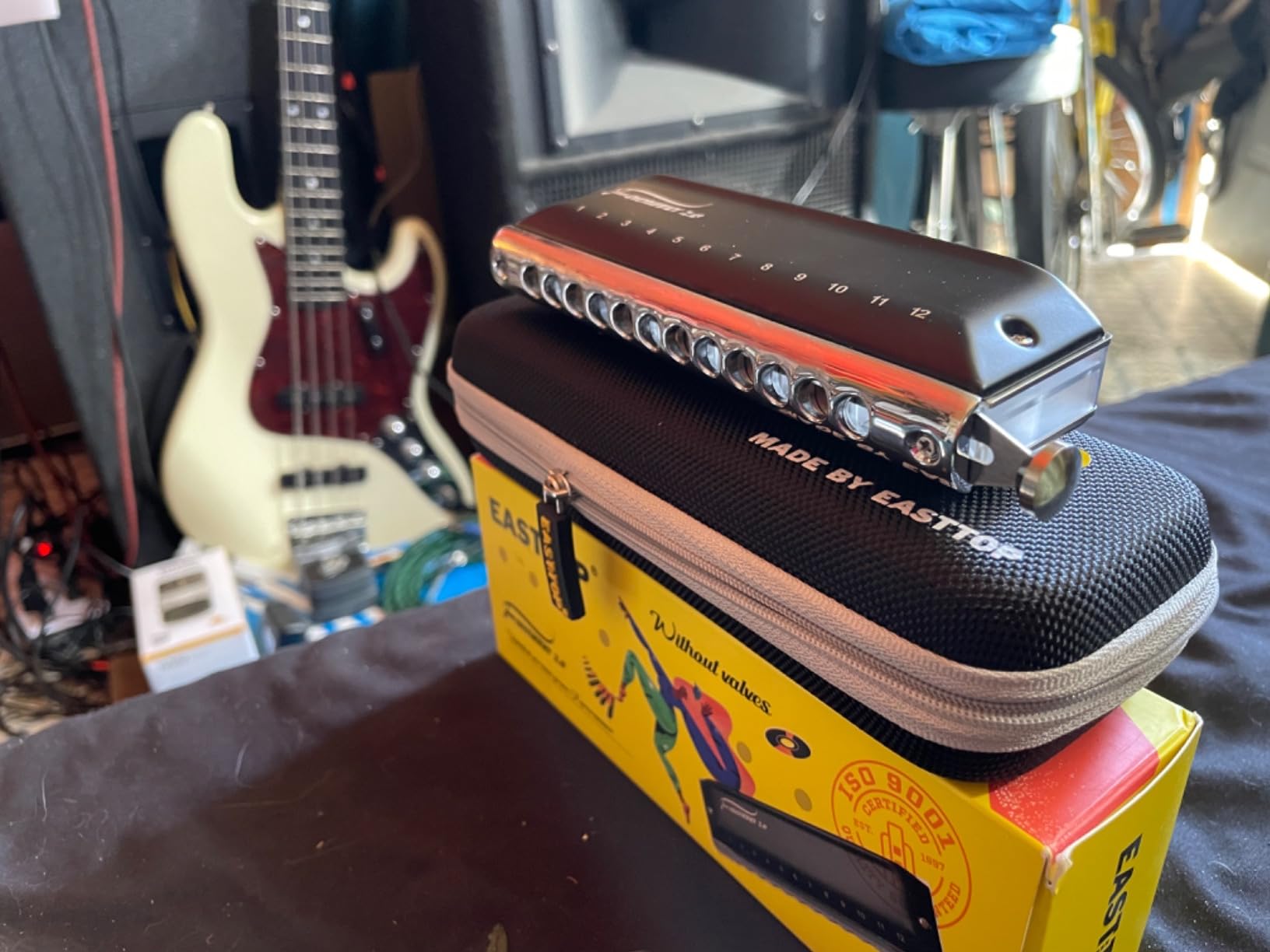 EAST TOP FORERUNNER 2.0 without valves Chromatic Harmonica 12-Hole 48 Tones C Key Chromatic Mouth Organ Harmonica for Adults,Beginners and Students As Gift Customer Review EAST TOP FORERUNNER 2.0 without valves Chromatic Harmonica 12-Hole 48 Tones C Key Chromatic Mouth Organ Harmonica for Adults,Beginners and Students As Gift - Customer Photo 2