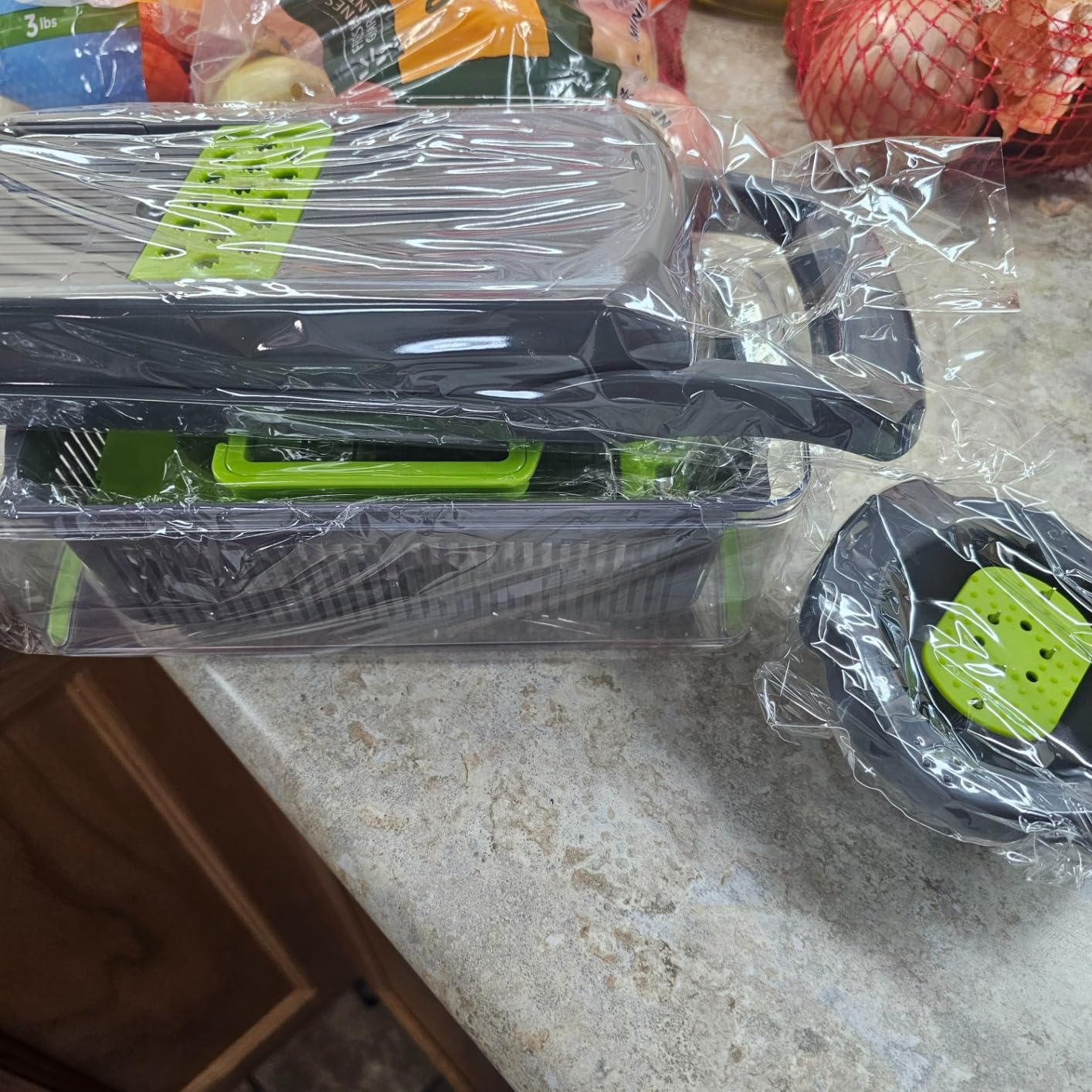 Pro-Series 16-in-1 Vegetable Chopper, Dewpeton Mandoline Slicer, Veggie Chopper, Food Chopper with Container, Vegetable Cutter & Spiralizer for Onion Salad (Home Essential Gadget & Kitchen) - Customer Photo 1
