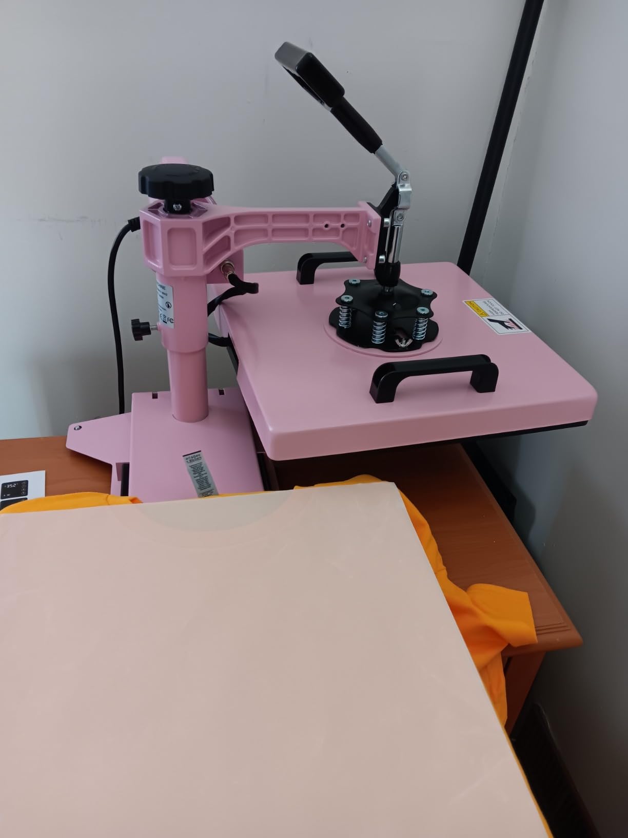 Pro 15x15 Heat Press with 30 OZ Tumbler Attachment, 5in1 Combo Tumbler Heat Press for T-Shirts, Tumblers Glass Cans Mugs Hats, and Plates - Customer Photo 1