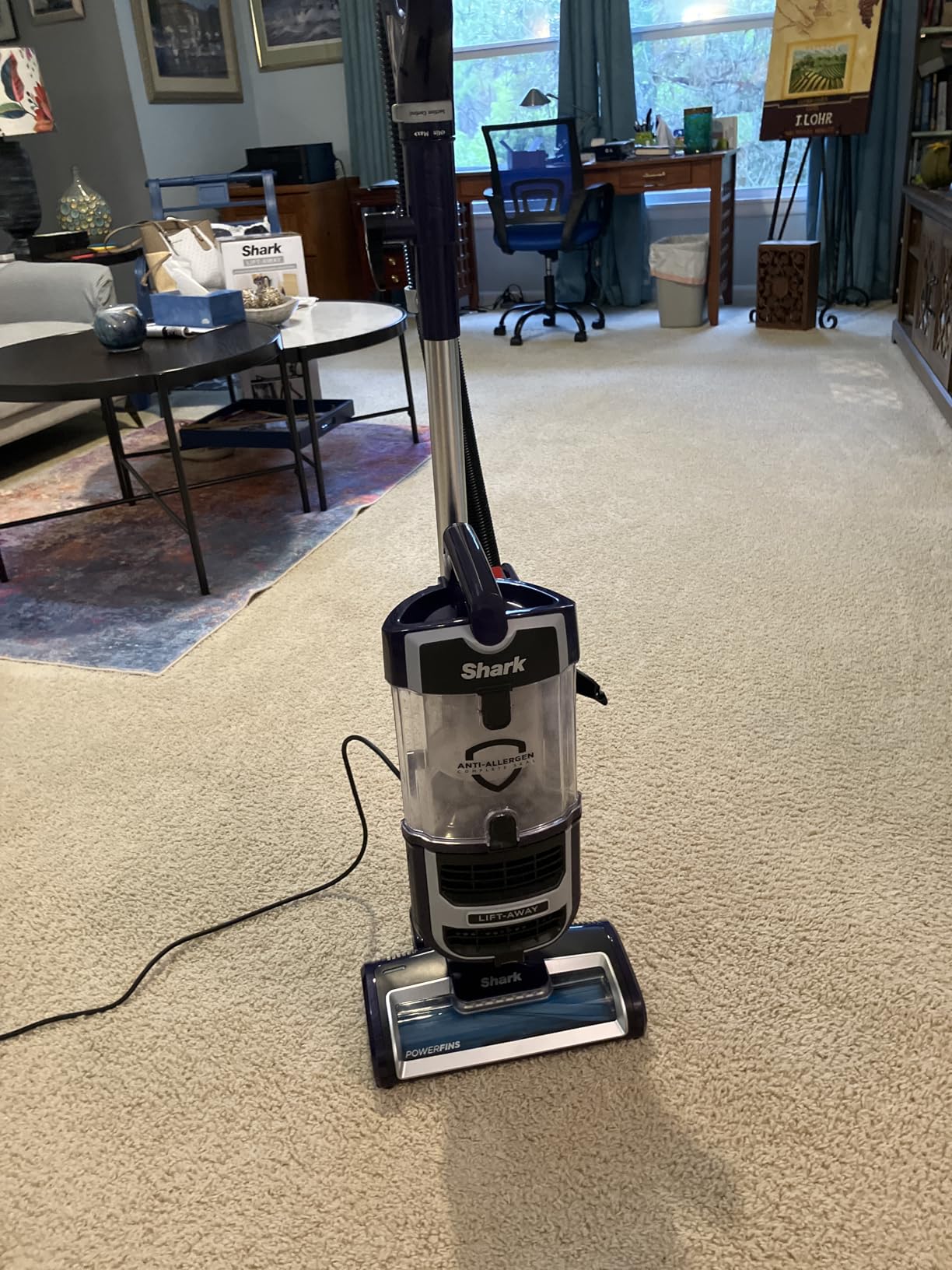 Shark ZU102 Rotator Pet Upright Vacuum with PowerFins HairPro & Odor Neutralizer Technology, Charcoal, 2.9 L Dust Cup - Customer Photo 1