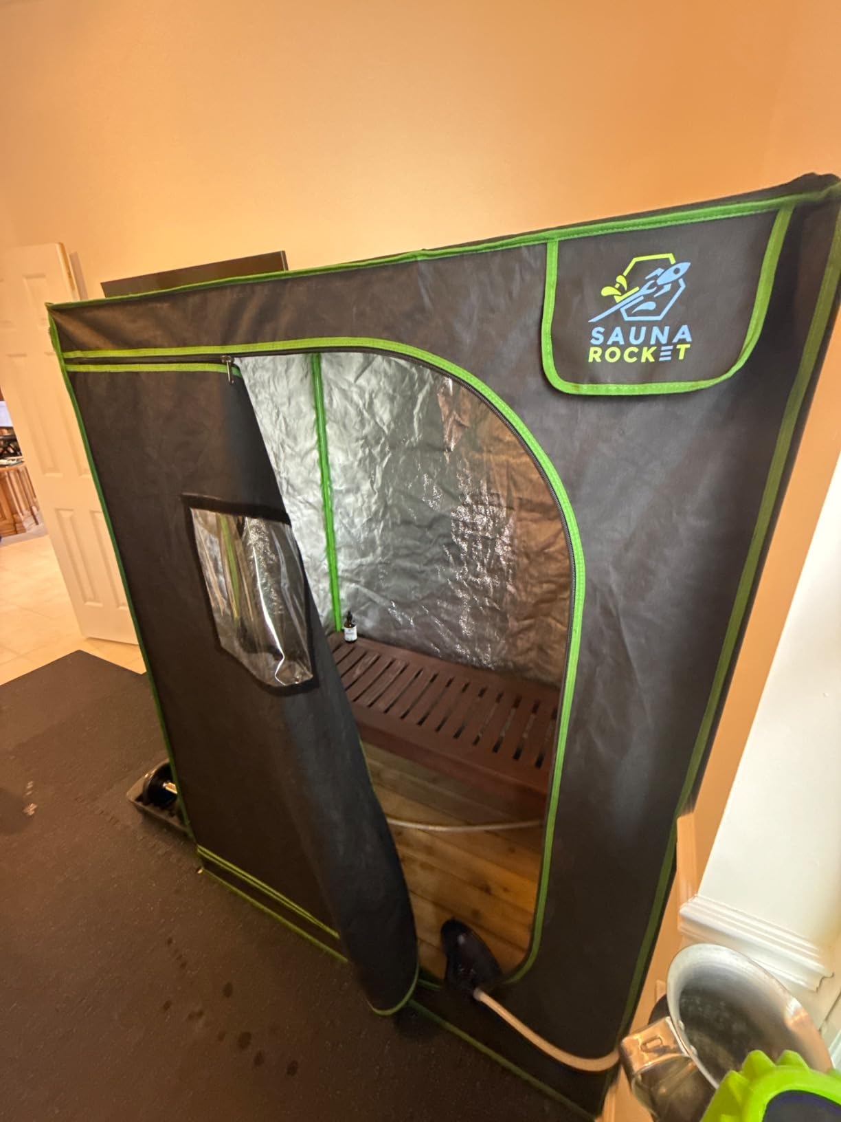 3 Person Full Body Sauna Box - Portable Sauna for Home Relaxation, Muscle Recovery, and Skin Health - Leak-Proof Design for at-Home Setup - USA Owned (1 Tent and 2 Steamers Included) - Customer Photo 1