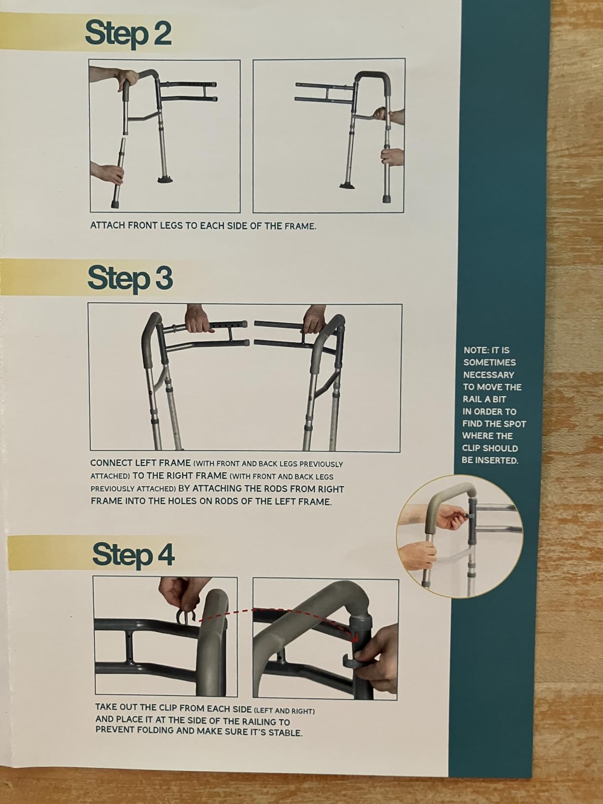 Medical king Toilet Safety Rail - Adjustable Detachable Toilet Safety Frame with Handles Heavy-Duty Toilet Safety Rails Stand Alone - Toilet Safety Rails for Elderly, Handicapped - Fits Most Toilets - Customer Photo 1