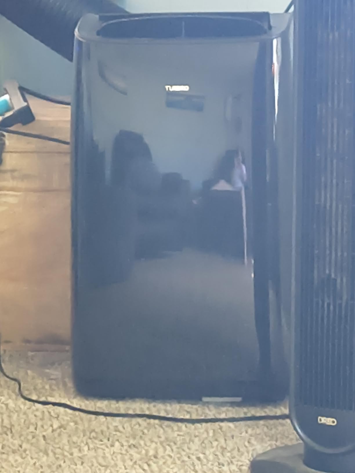 TURBRO 14,000 BTU Smart WiFi Portable Air Conditioner, Cooling up to 600 Sq Ft, 3 in 1 Functions, with Remote, Supports Alexa Control, Greenland - Customer Photo 1