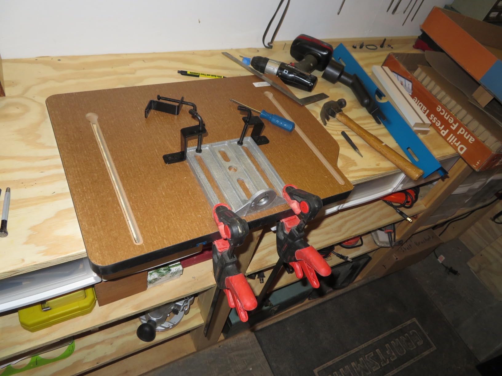 Rockler Drill Press Table and Fence - Customer Photo 2