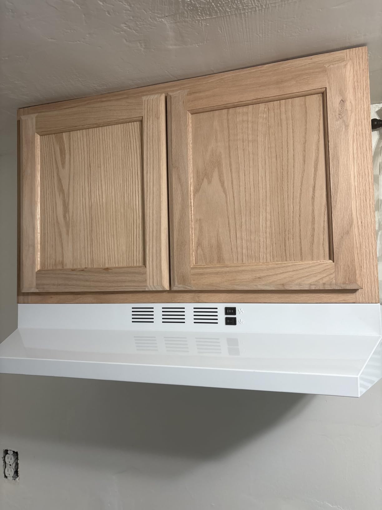 FIREGAS 30 inch Range Hood Under Cabinet, Ducted/Ductless Convertible Stainless Steel Kitchen Range Hood with Rocker Button Control, 2 Speed Exhaust Fan, 300 CFM Aluminum Filter Included - Customer Photo 1