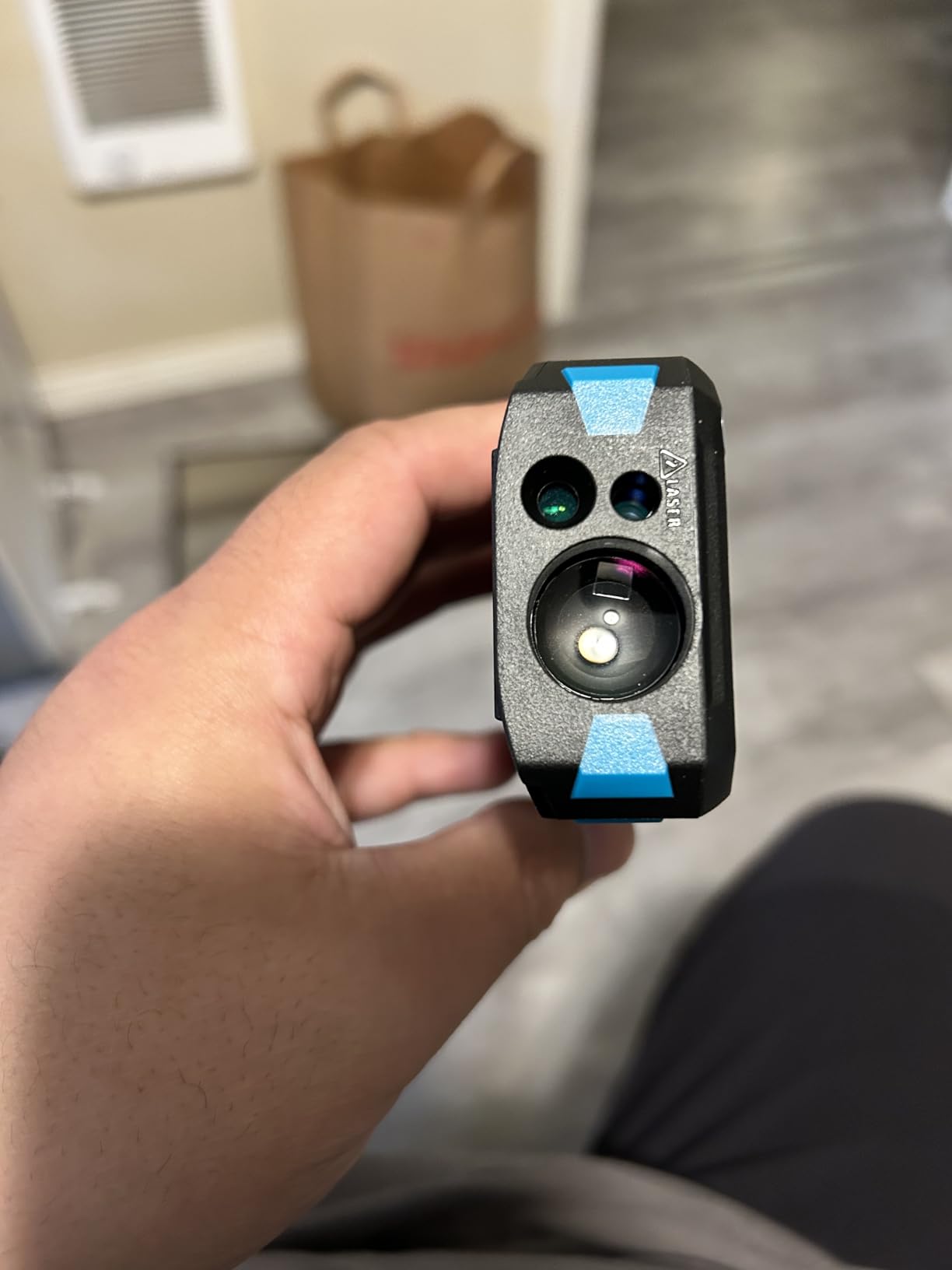 Laser Measure, MiLESEEY 330Ft Laser Distance Meter, Rechargeable Multifunctional Laser Measurement Tool with Pointfinder Camera,P2P Technology, Perfect for Outdoor Long-Range Measuring - Customer Photo 1
