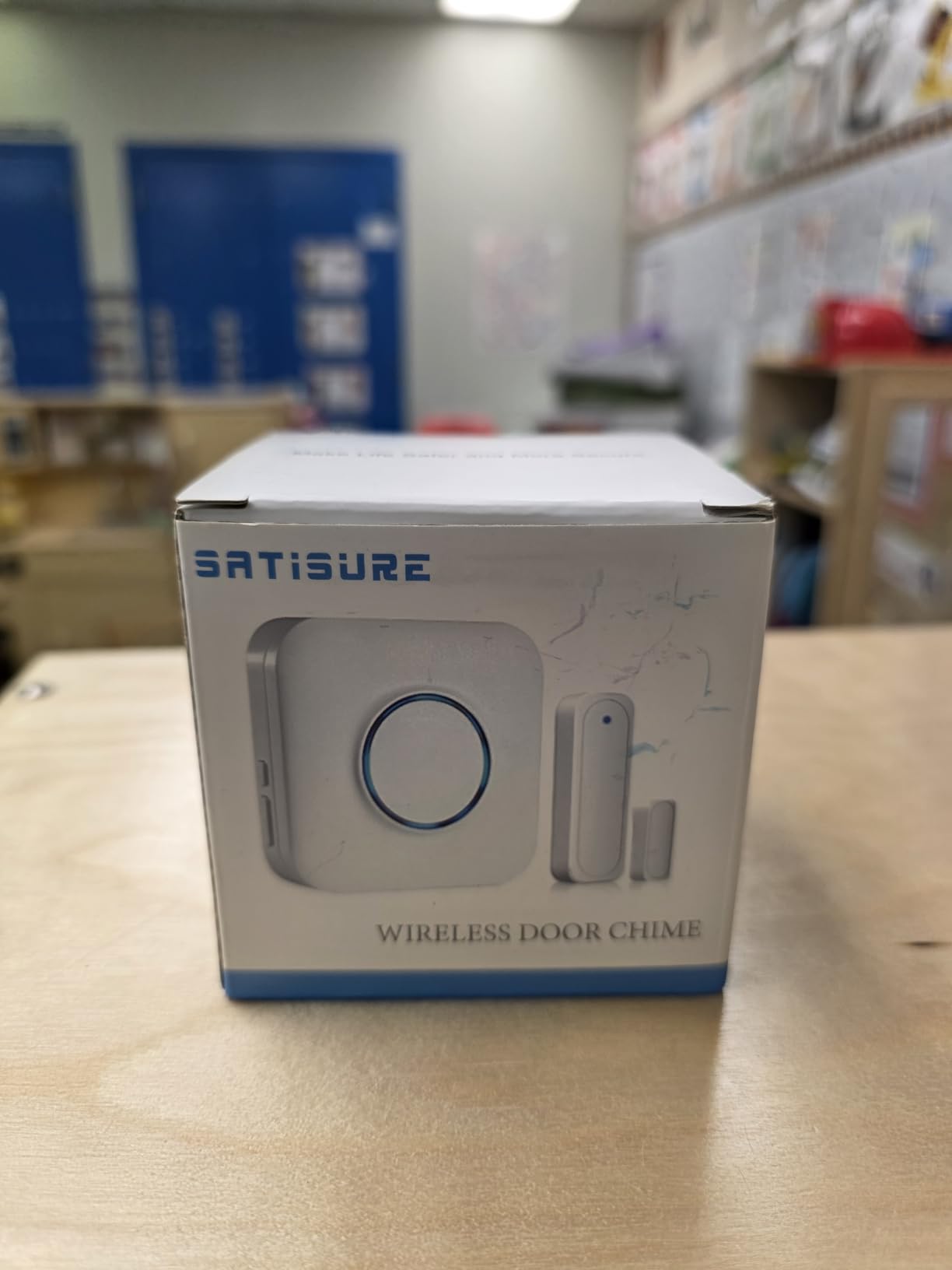 Door Chime, Satisure Wireless Door Open Contact Sensor Alarm Chime with 600 FT Range 58 Chimes 5 Volume Levels LED Indicators, Door Ringer Alert for Business/Store/Home/Office When Entering - Customer Photo 1