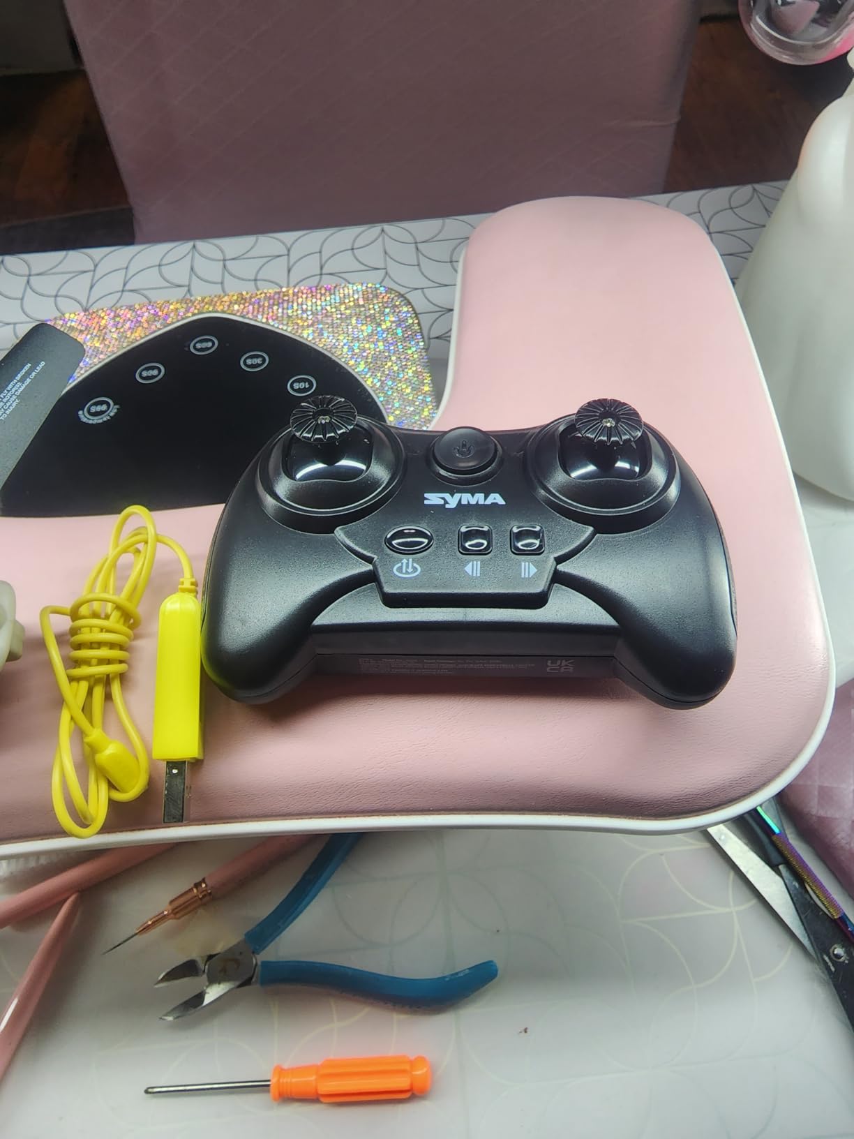 SYMA Remote Control Helicopter, S52H Military Transport RC Helicopters with Altitude Hold, One Key take Off/Landing, LED Light, Low Battery Reminder, Army Toys for Kids and Military Fans - Customer Photo 2