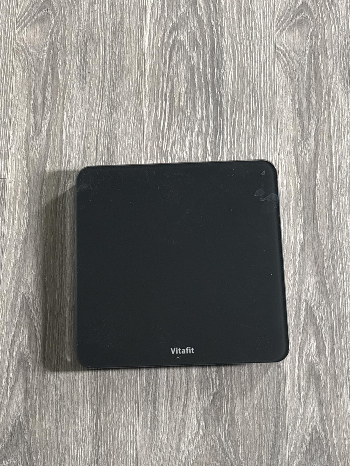 Vitafit Digital Bathroom Scale for Body Weight, Weighing Professional Since 2001, Clear LED Display and Step-On, 3*AAA Batteries Included, 400lb/182kg, Spray Silver Black - Customer Photo 1
