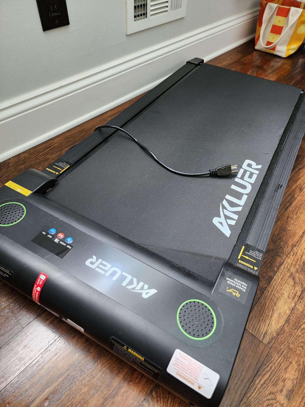 Walking Pad with Incline, Akluer Incline Treadmills for Home, 2.5 HP Under Desk Treadmill Small with Remote Control, Walking Pad Small Treadmill with LED Display - Customer Photo 2