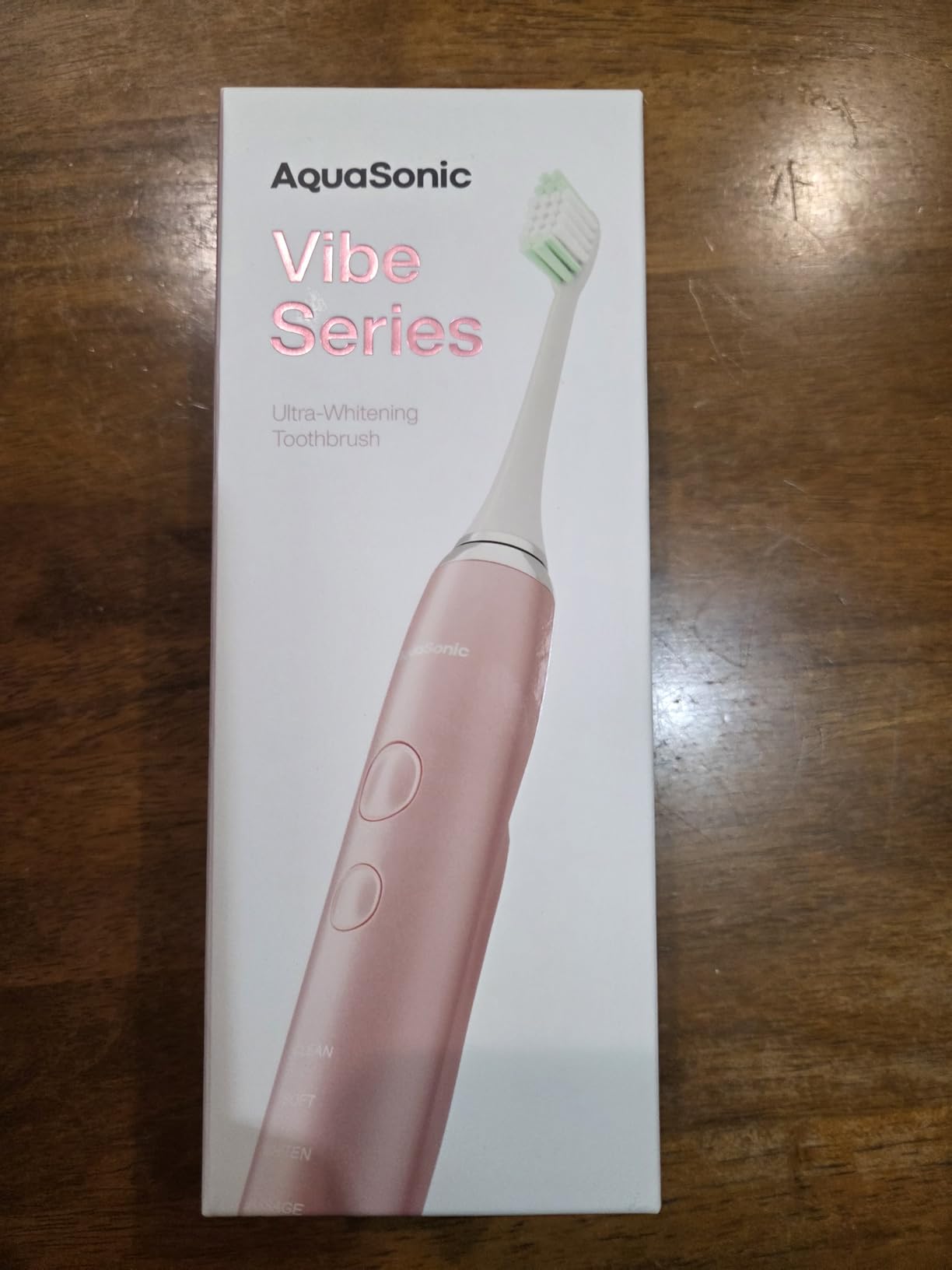 Aquasonic Vibe Series Ultra-Whitening Toothbrush – ADA Accepted Power Toothbrush - 8 Brush Heads & Travel Case – 40,000 VPM Motor & Wireless Charging - 4 Modes w Smart Timer – Mint Green Metallic - Customer Photo 2