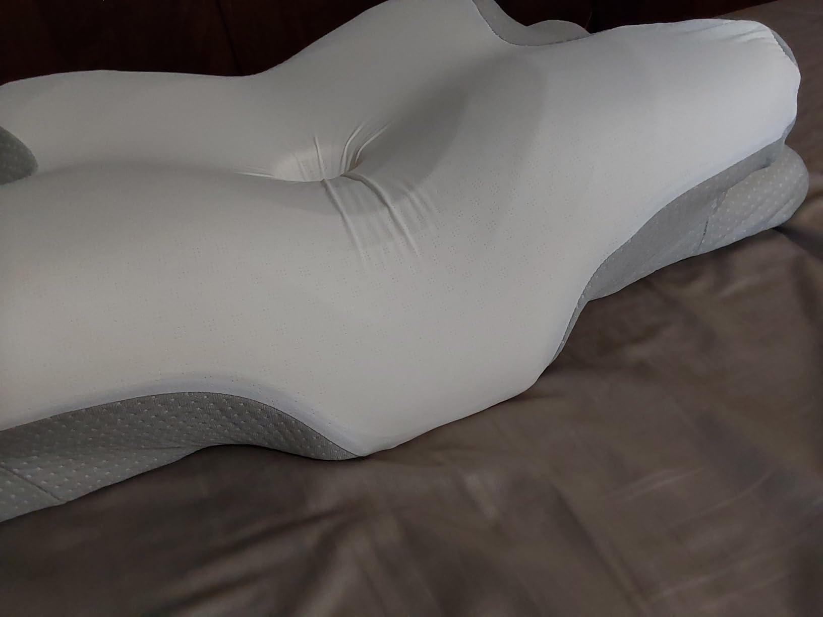 Ultra Pain Relief Cooling Pillow for Neck Support, Adjustable Cervical Pillow Cozy Sleeping, Odorless Ergonomic Contour Memory Foam Pillows, Orthopedic Bed Pillow for Side Back Stomach Sleeper - Customer Photo 1